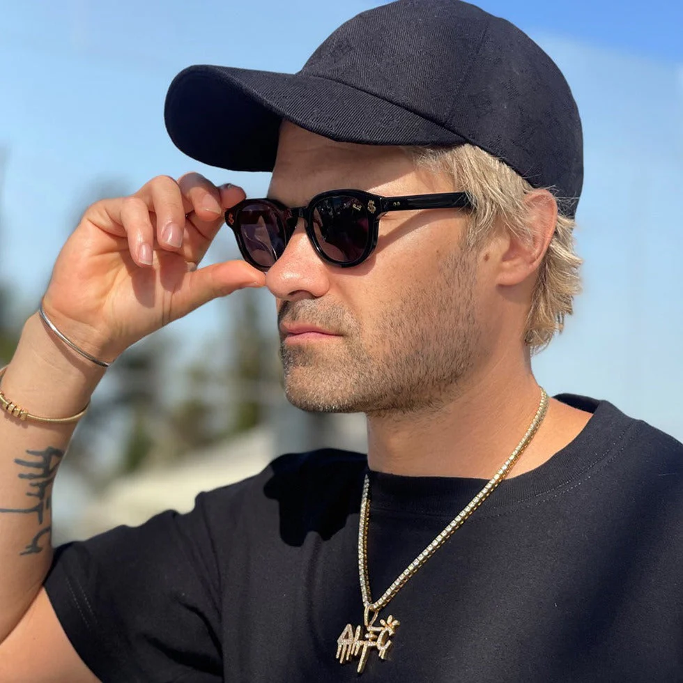 Alec Monopoly x Vintage Frames Limited Edition Black Acetate - Image 4