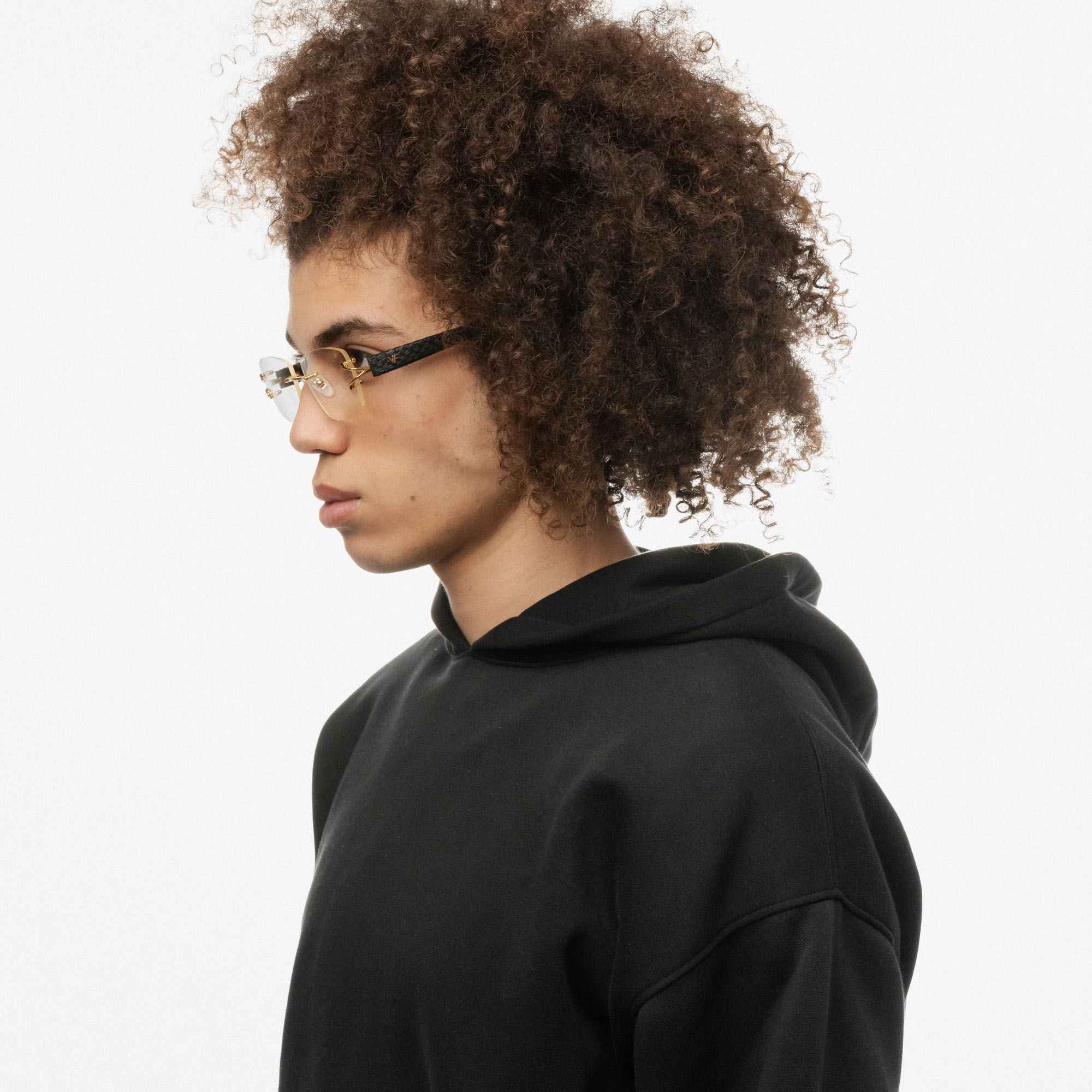 Bal Harbour Black Snakeskin Edition Rimless Drill Mount - Image 8
