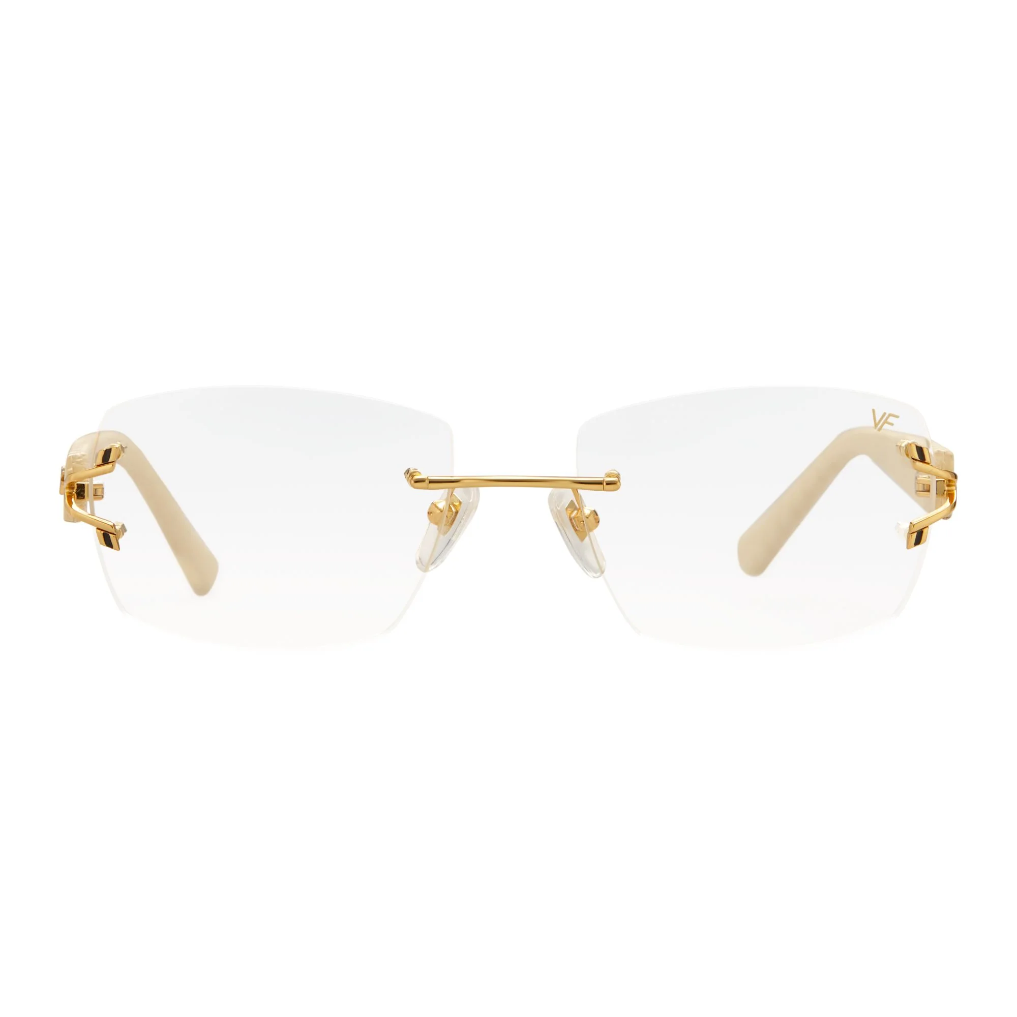 Bal Harbour Cream Snakeskin Edition Rimless Drill Mount - Image 5