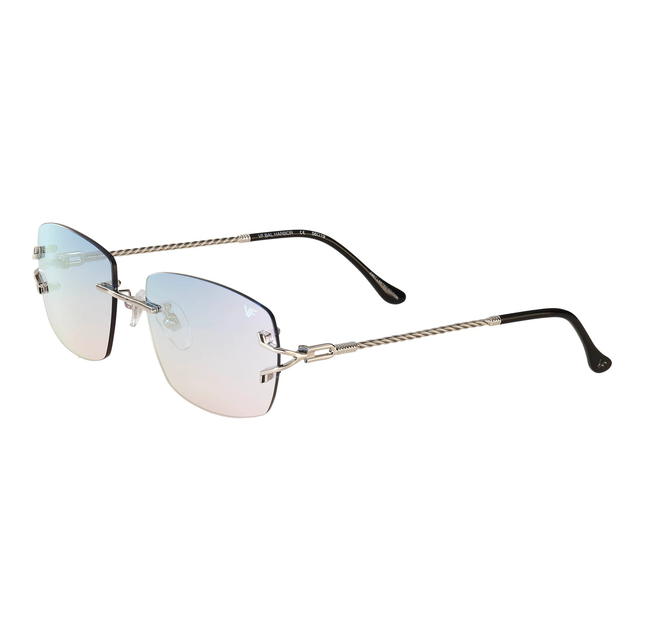 Bal Harbour Rimless Drill Mount 24KT White Gold - Image 5