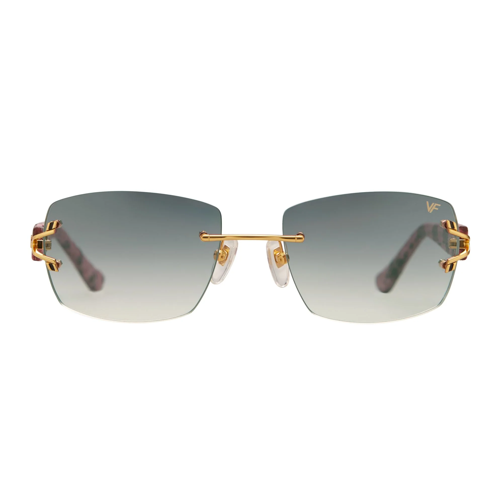Bal Harbour Purple Snakeskin Edition Rimless Drill Mount - Image 3