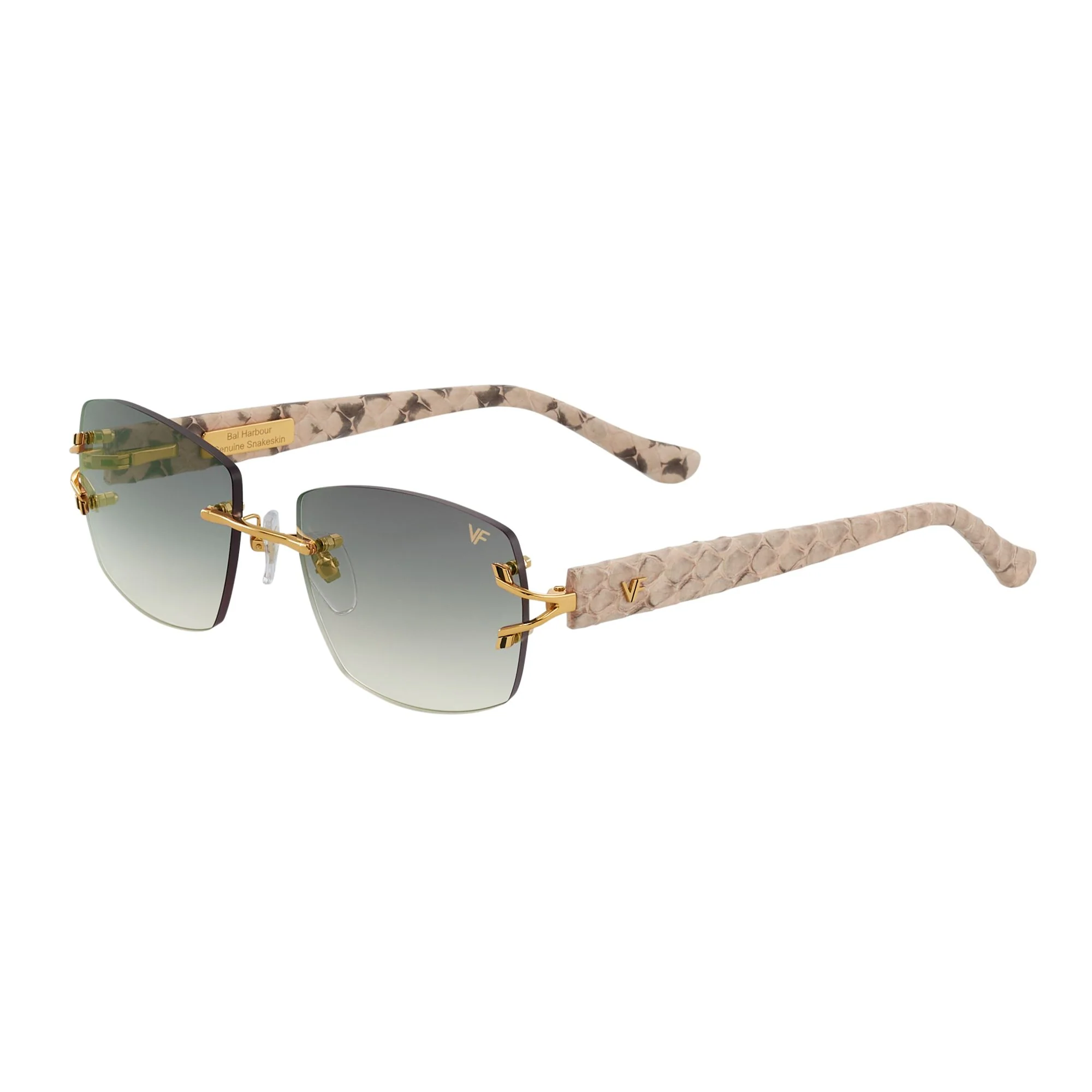 Bal Harbour Rose Snakeskin Edition Rimless Drill Mount - Image 4