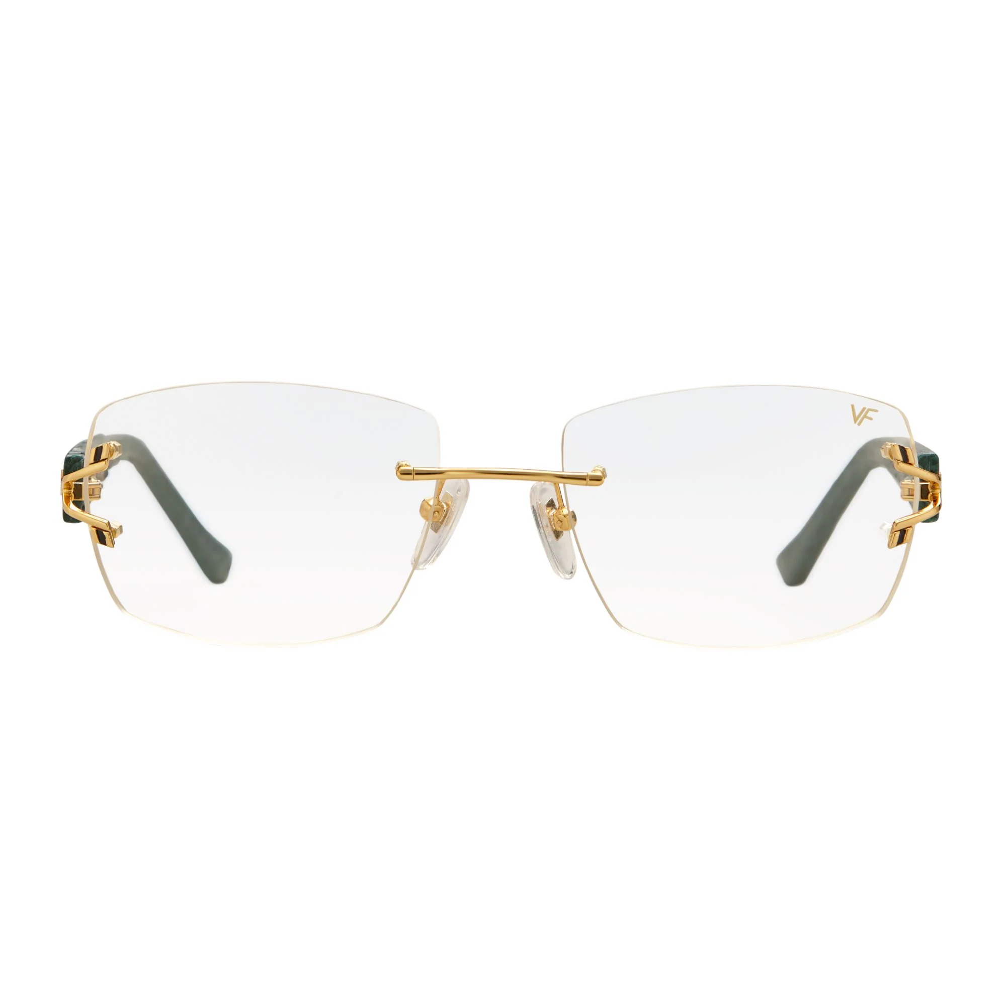 Bal Harbour Teal Snakeskin Edition Rimless Drill Mount - Image 5