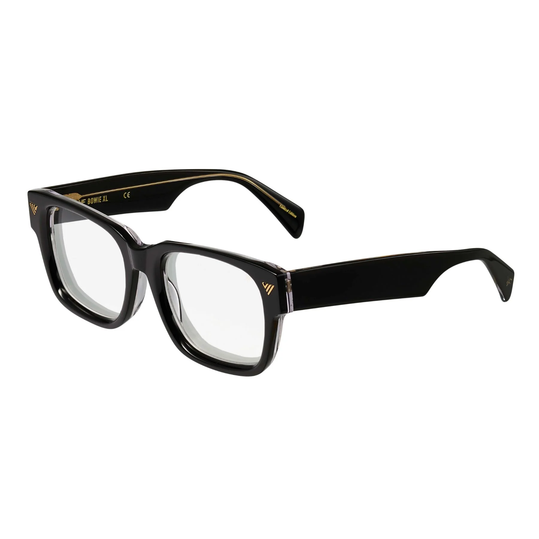 Bowie XL Black and Clear Acetate - Image 8