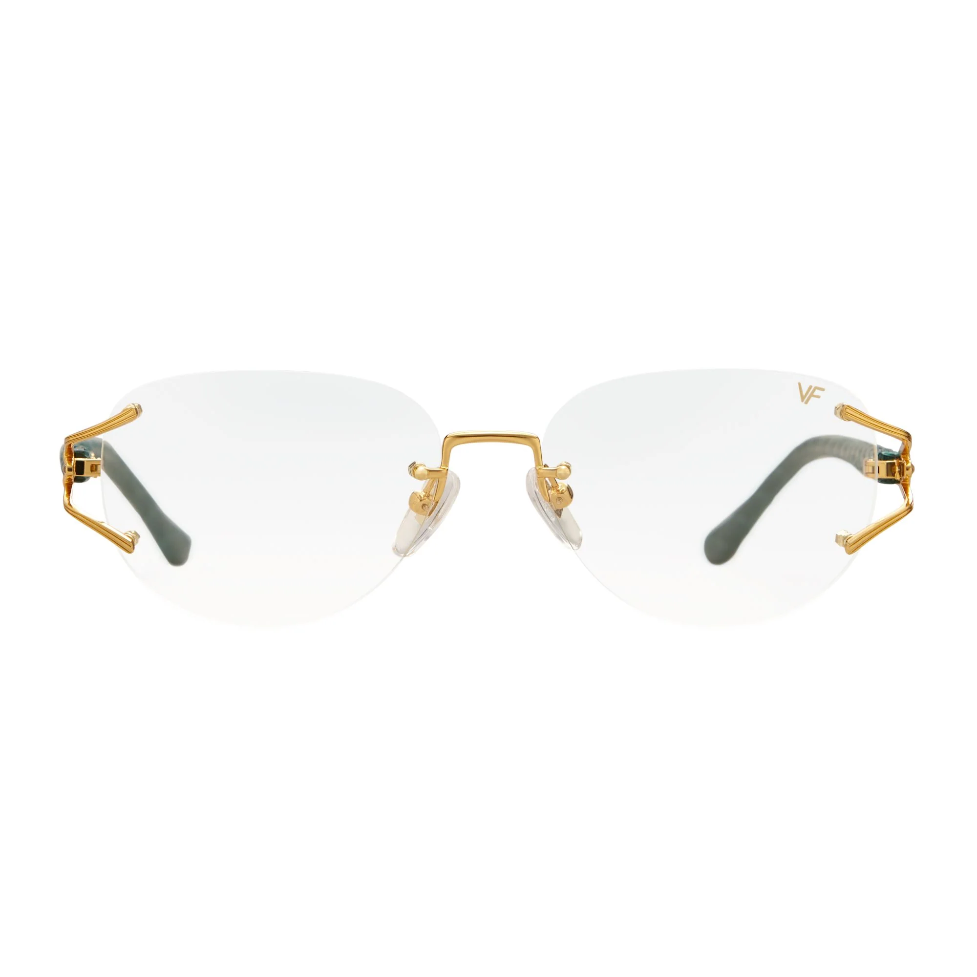 Broadway Teal Snakeskin Edition Rimless Drill Mount - Image 5
