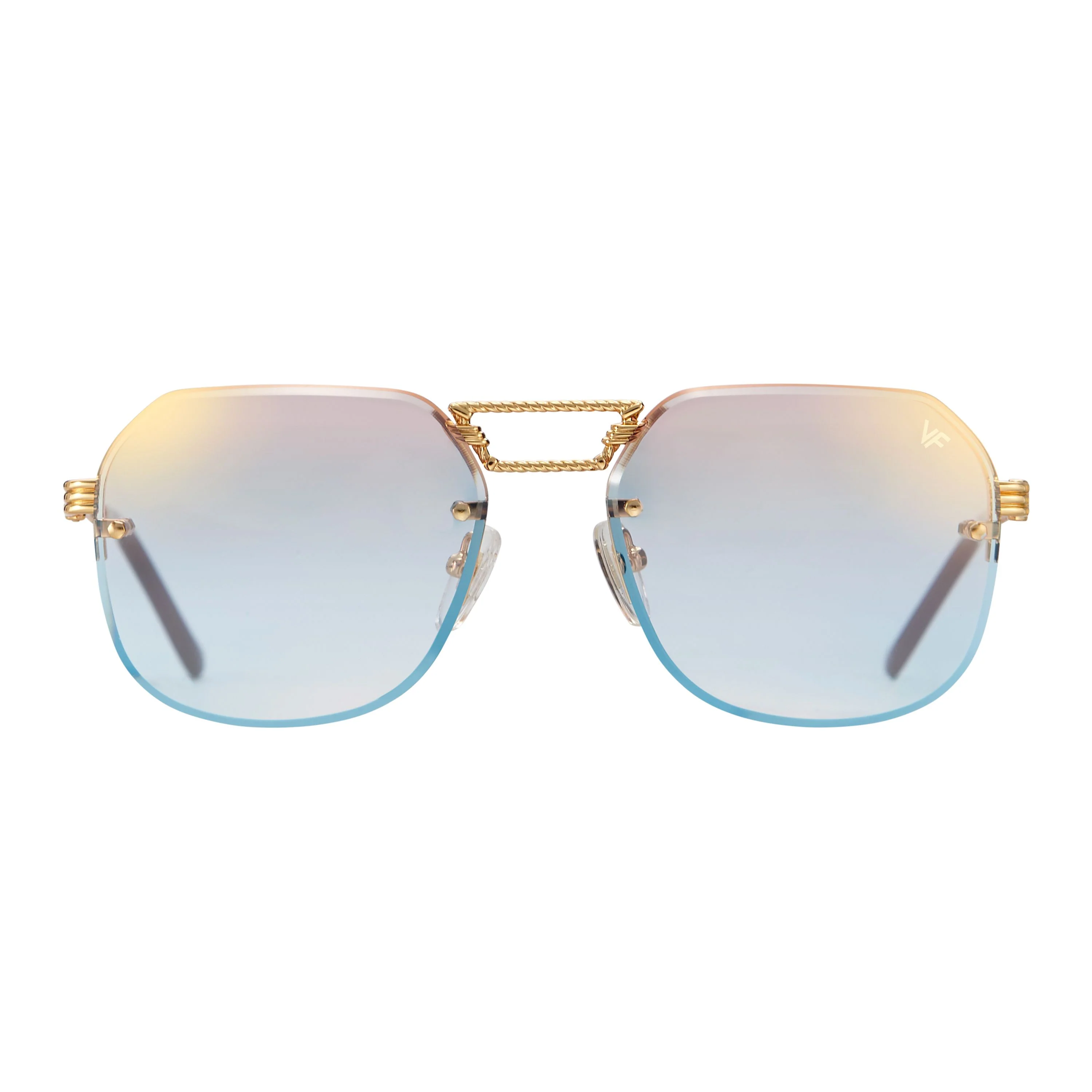 CEO Bevel Rimless Drill Mount 18KT Gold
