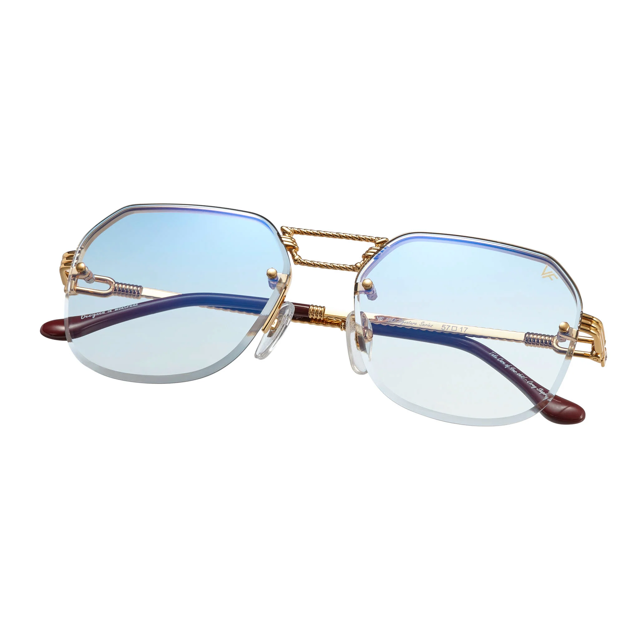 CEO Bevel Rimless Drill Mount 18KT Gold - Image 5