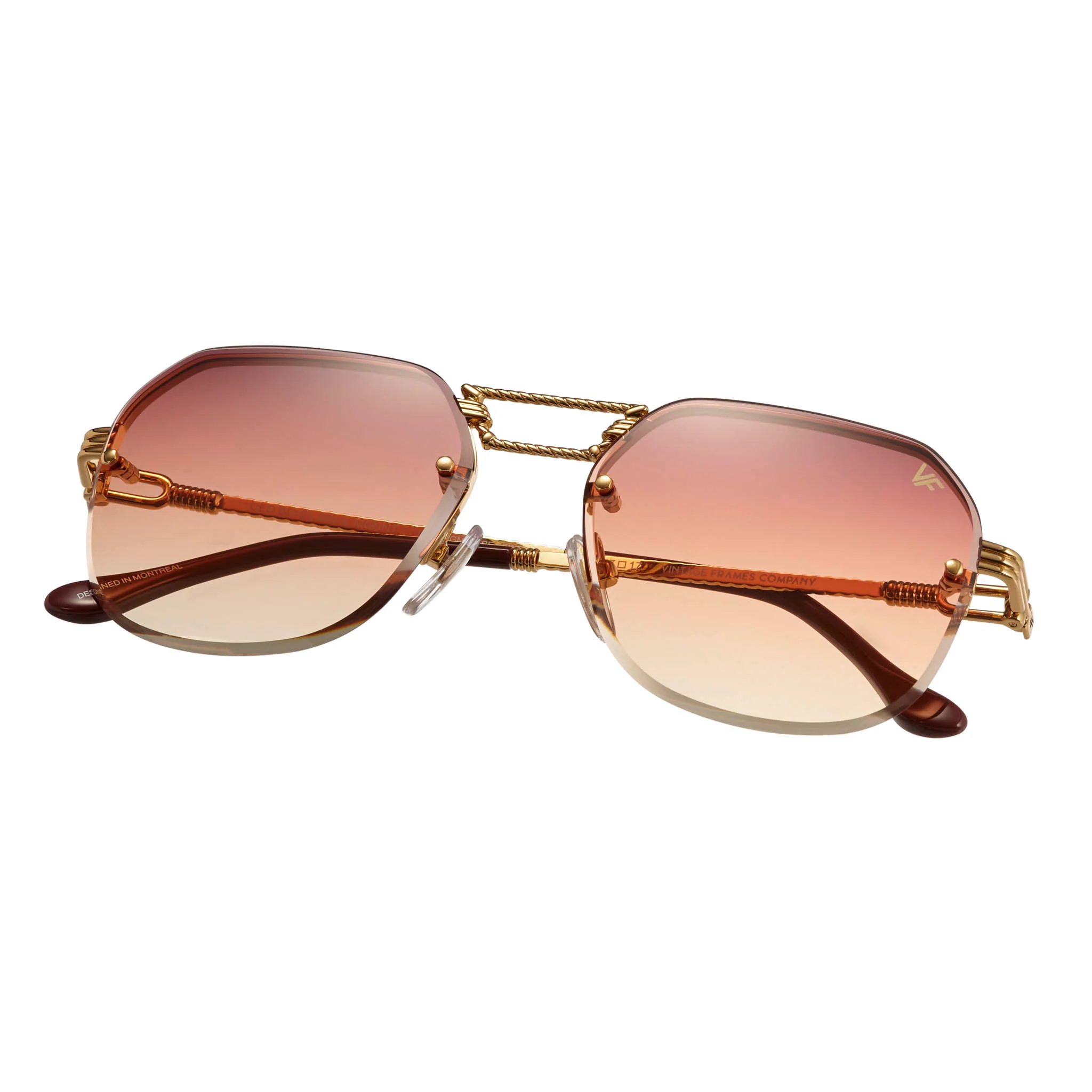 CEO Bevel Rimless Drill Mount 18KT Gold - Image 8