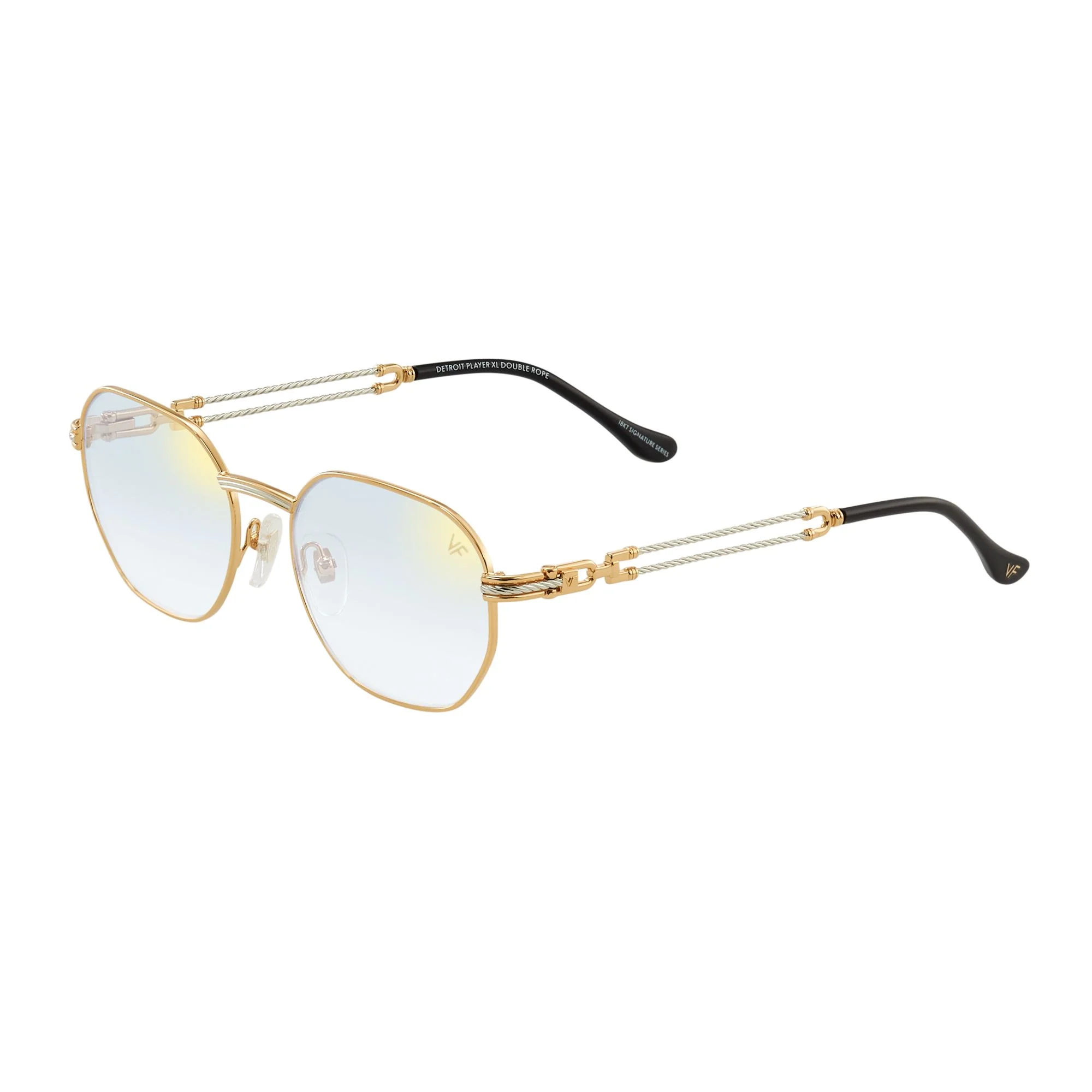 Detroit Player XL Double Rope Edition 18KT Two-Tone Gold - Image 11