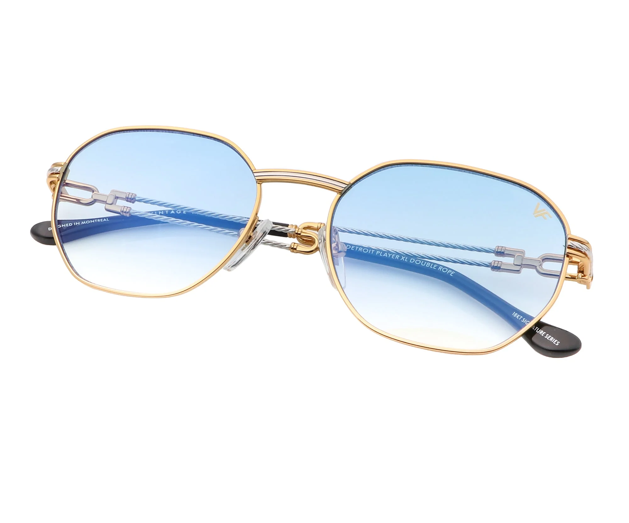 Detroit Player XL Double Rope Edition 18KT Two-Tone Gold - Image 14