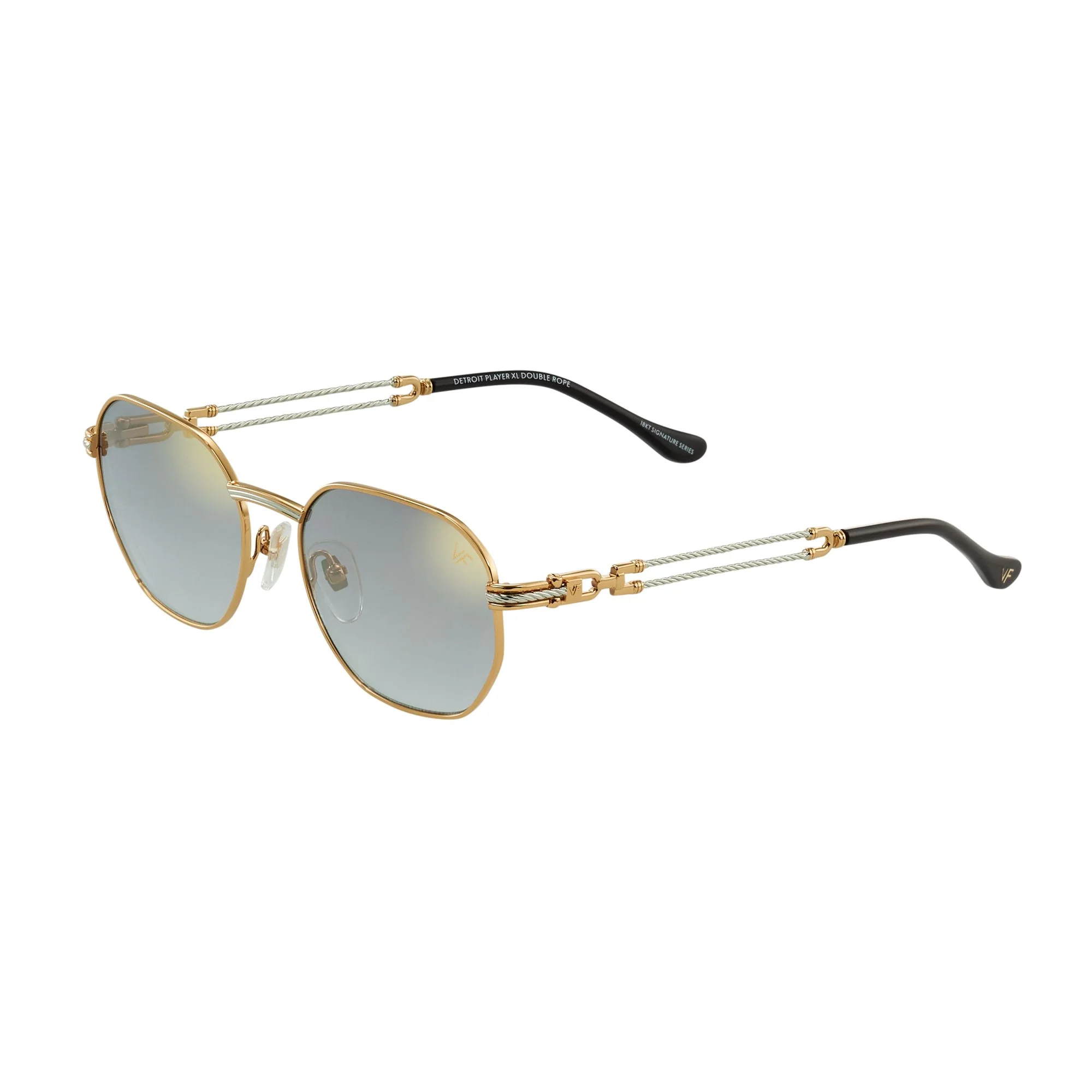 Detroit Player XL Double Rope Edition 18KT Two-Tone Gold - Image 19