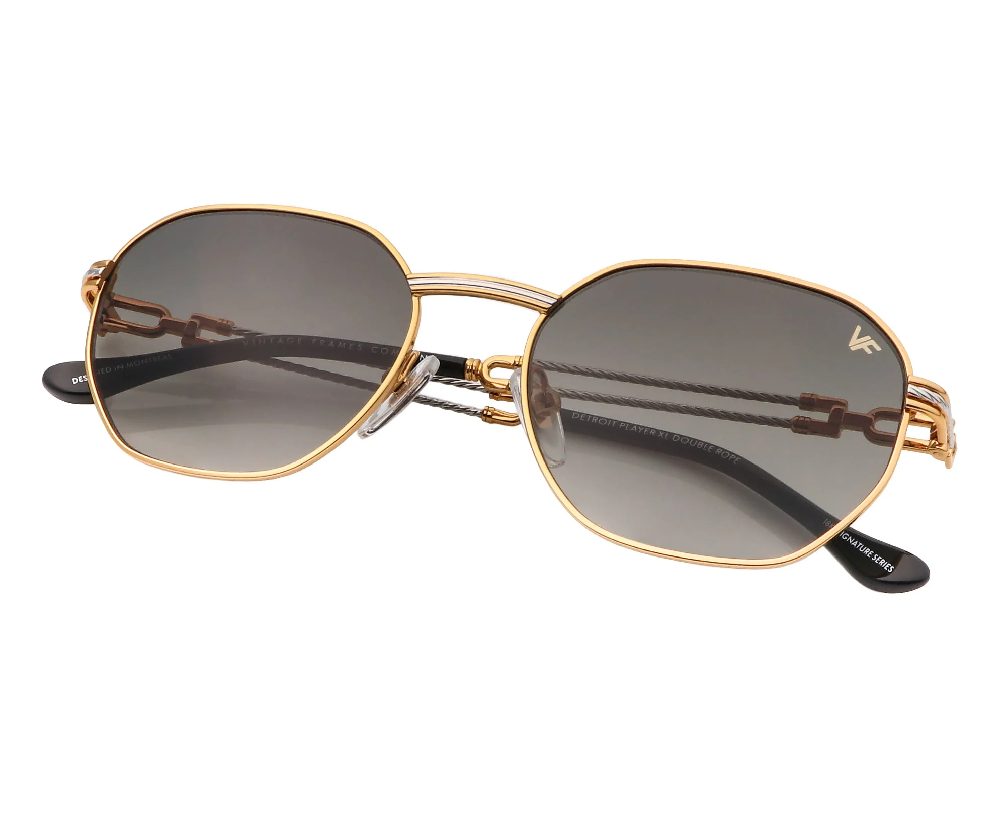 Detroit Player XL Double Rope Edition 18KT Two-Tone Gold - Image 3