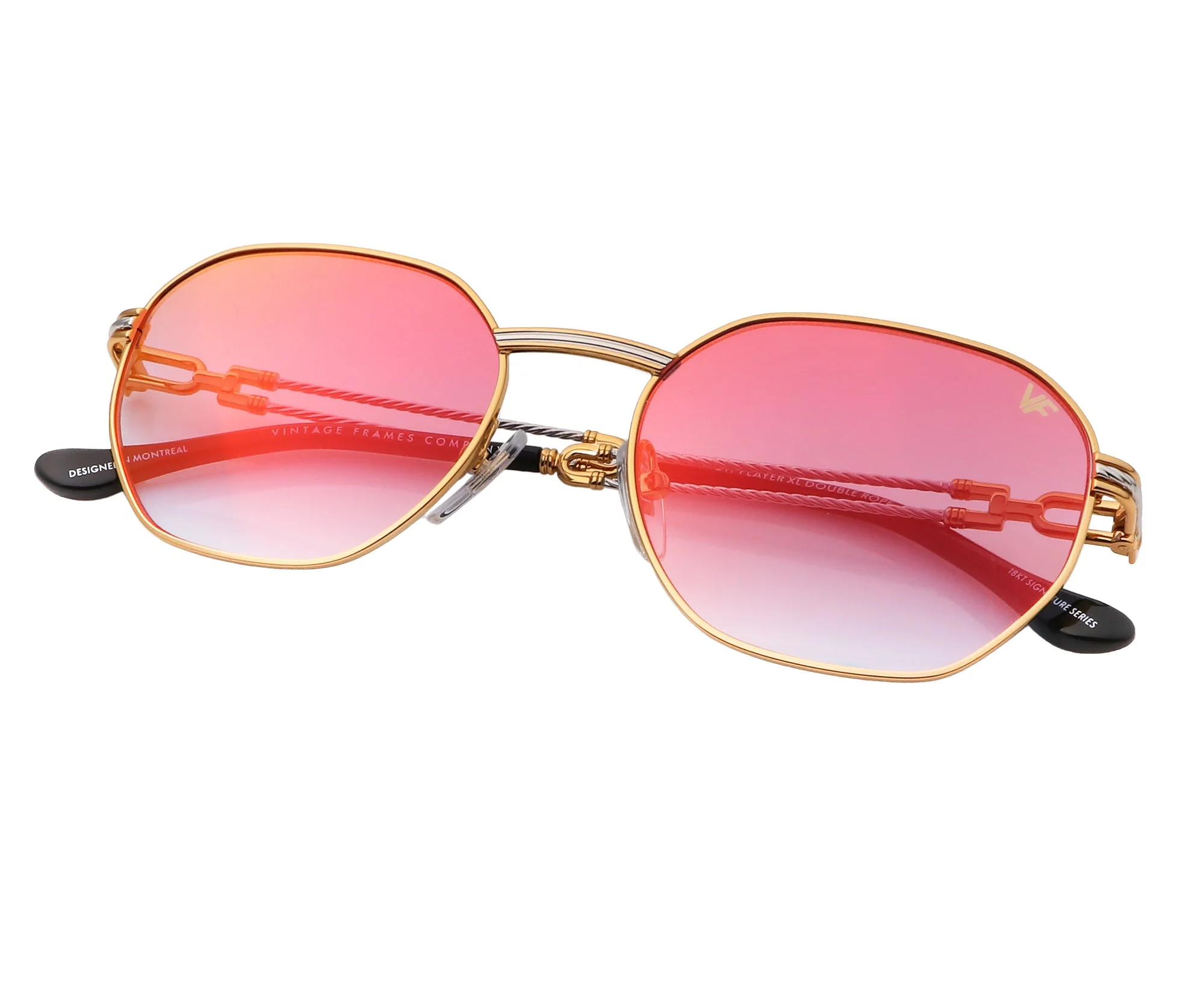Detroit Player XL Double Rope Edition 18KT Two-Tone Gold - Image 9