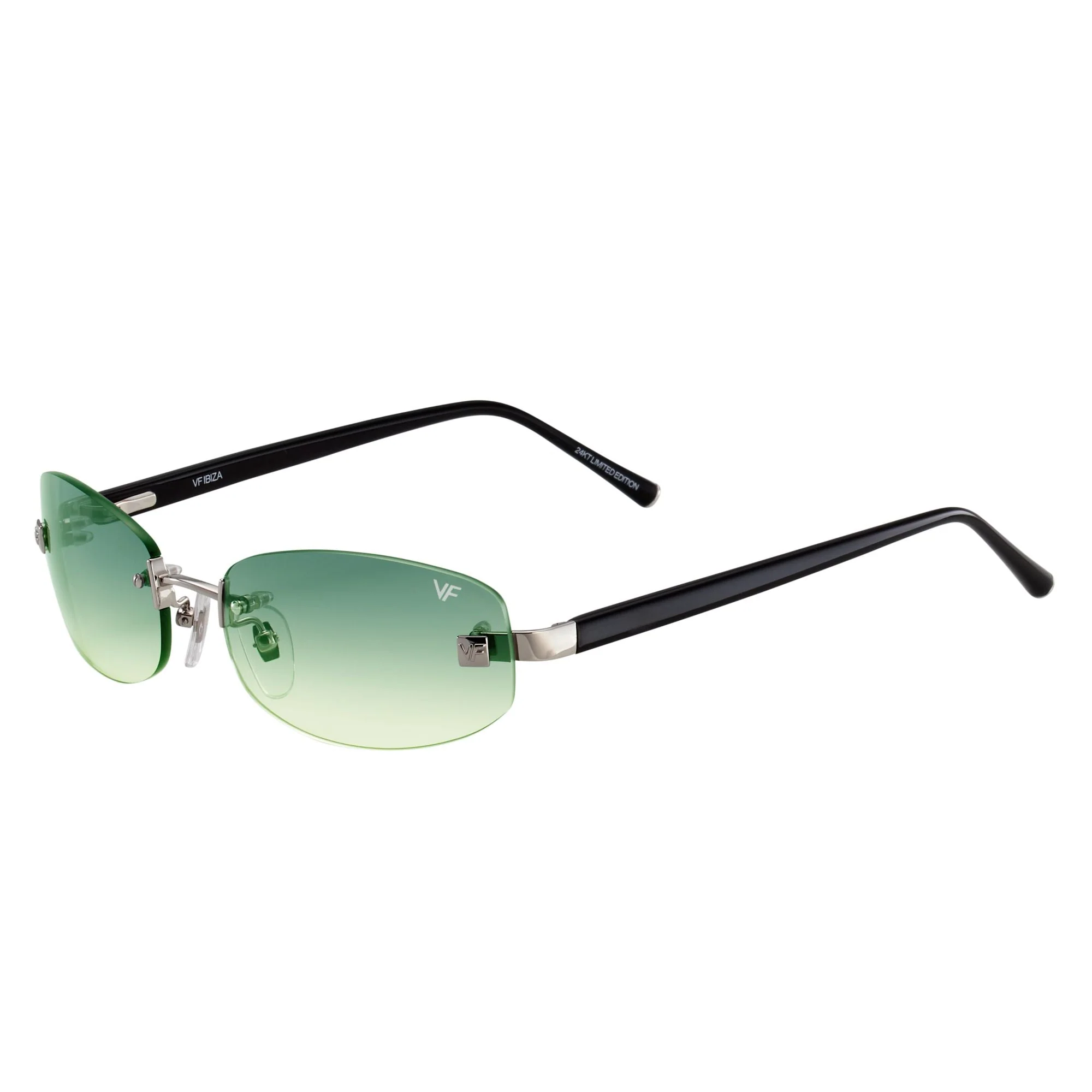 Ibiza Rimless Drill Mount 24KT White Gold - Image 10