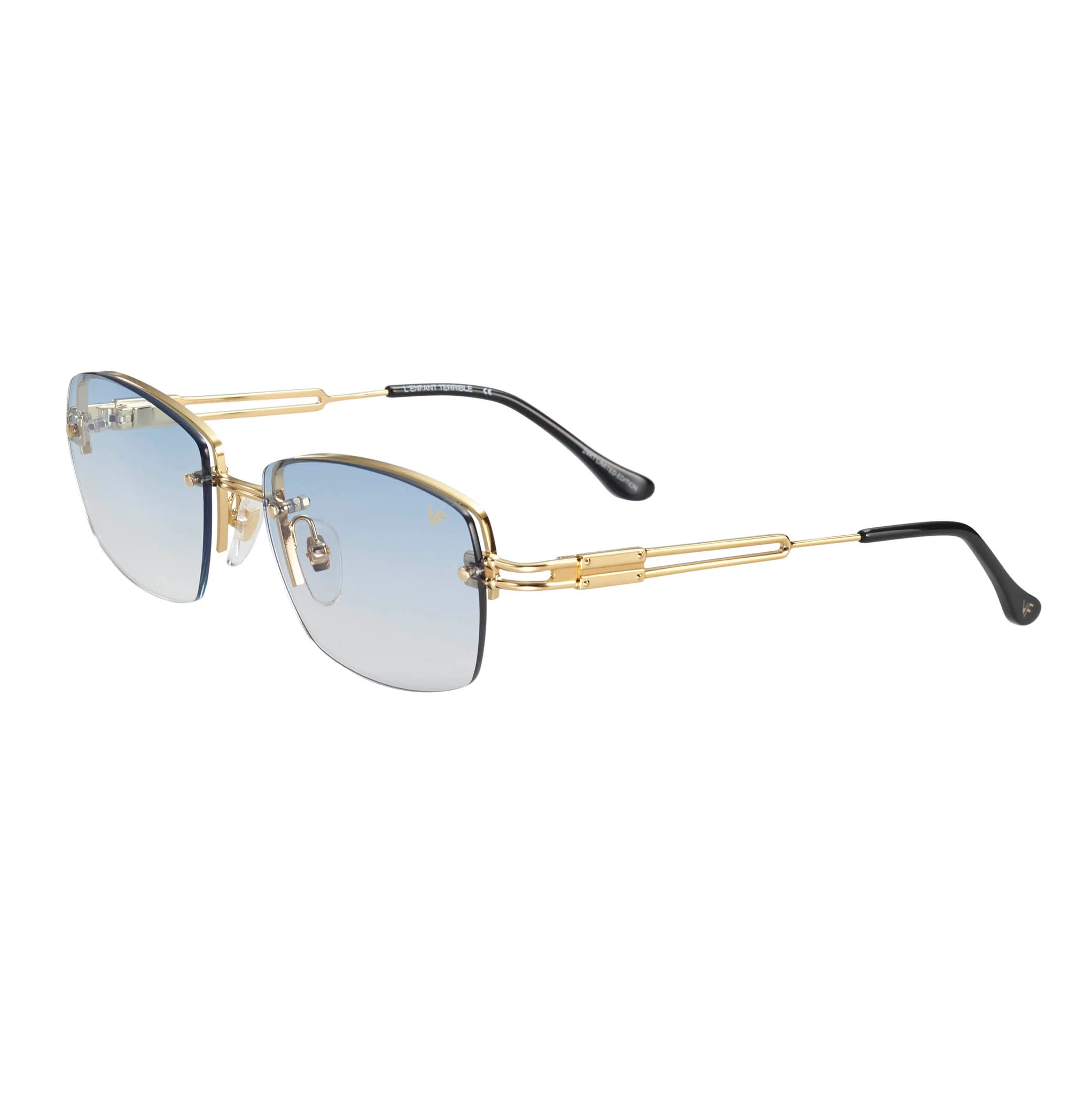 L'Enfant Terrible Rimless Drill Mount 24KT Gold - Image 11