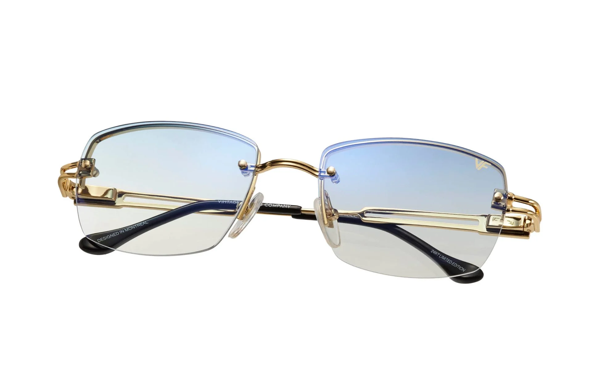 L'Enfant Terrible Rimless Drill Mount 24KT Gold - Image 12