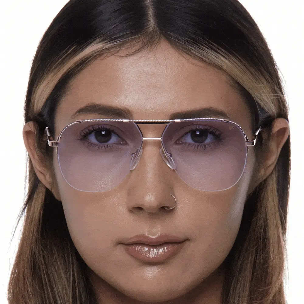 Blanco Half Rim 24KT Two-Tone Rose Gold - Image 16