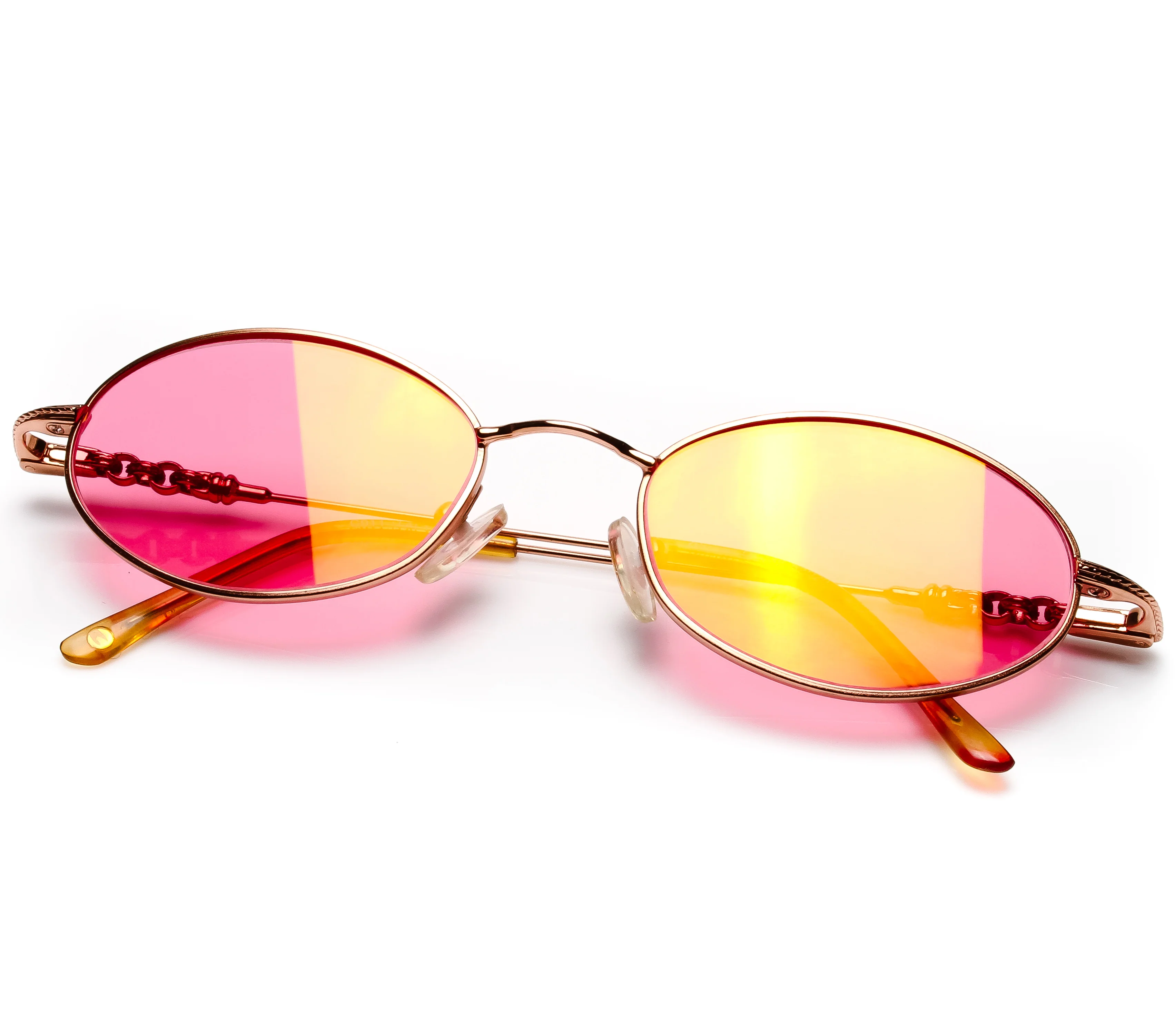 VF by Vintage Frames Chain Gang Rose Gold (Red Flash Gold)
