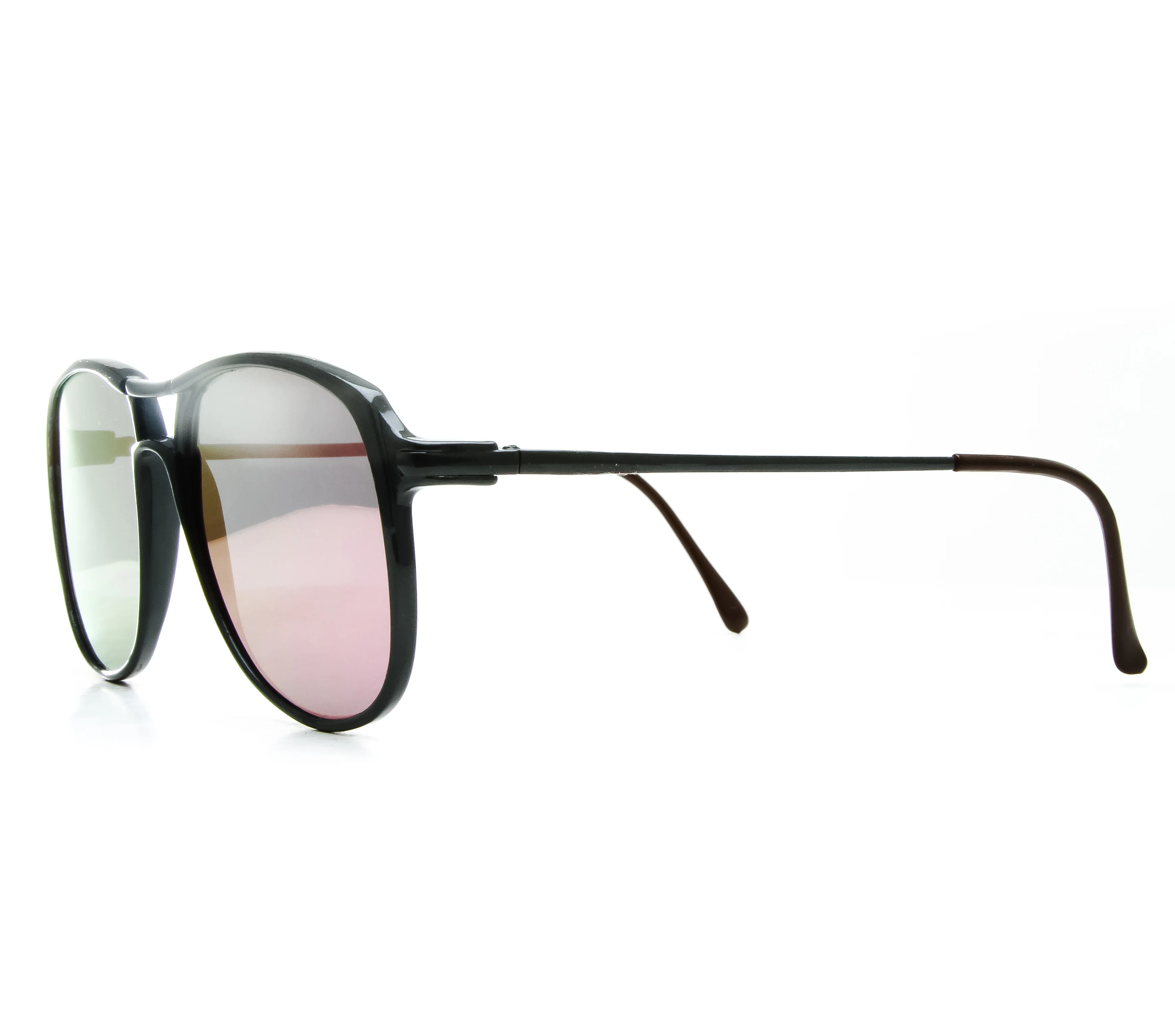 VF by Vintage Frames Coach (Black Purple Mirror Flat Lens) - Image 3