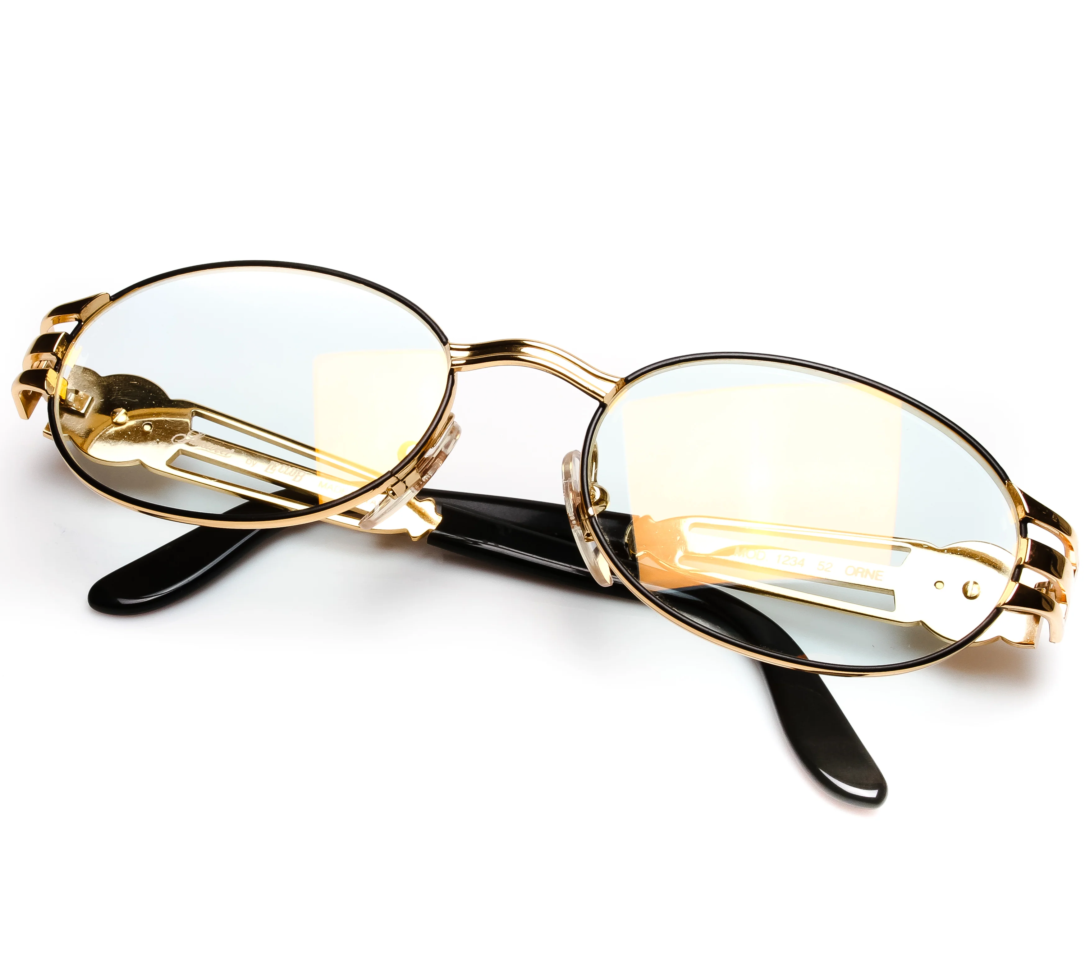 VF by Vintage Frames Le Club Grail (Clear Flash Gold)