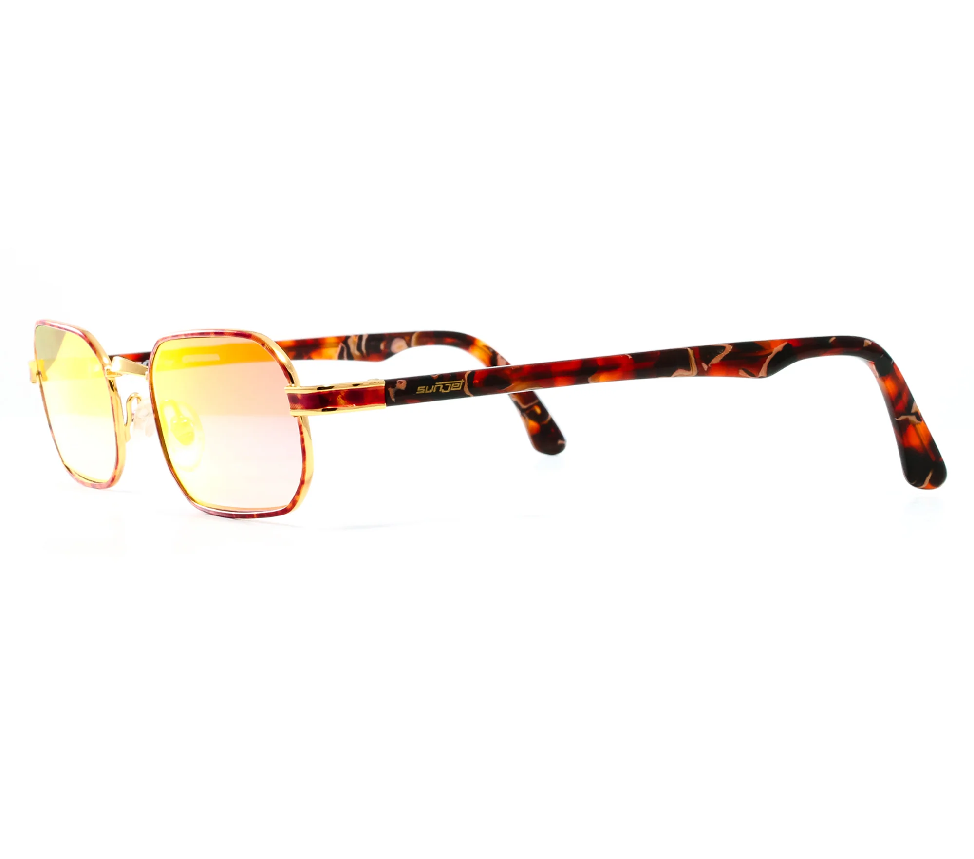 VF by Vintage Frames Remix Carrera (Grape Yellow Gradient Multi Flash Flat Lens) - Image 3