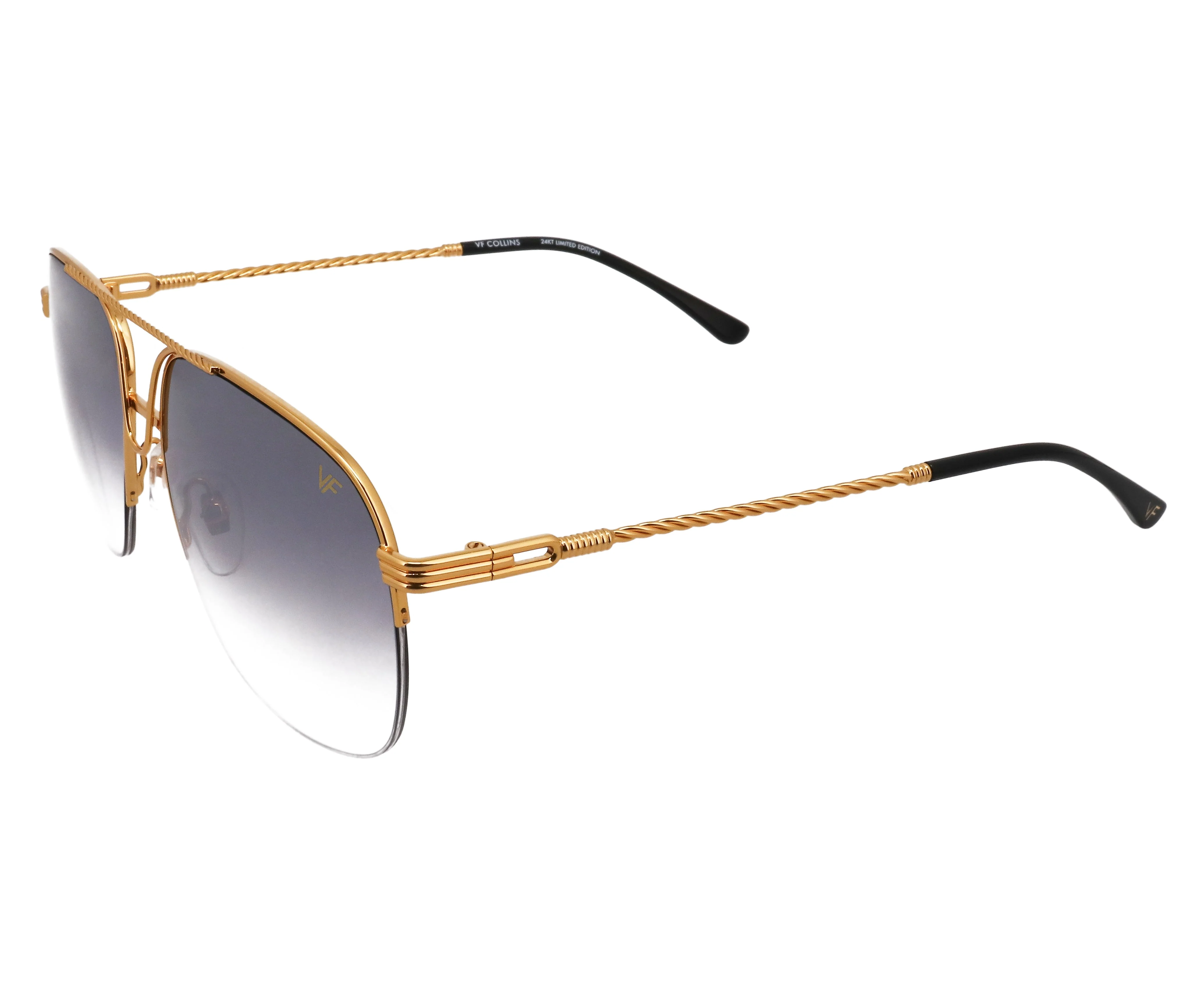 Collins Half Rim 24KT Gold - Image 7