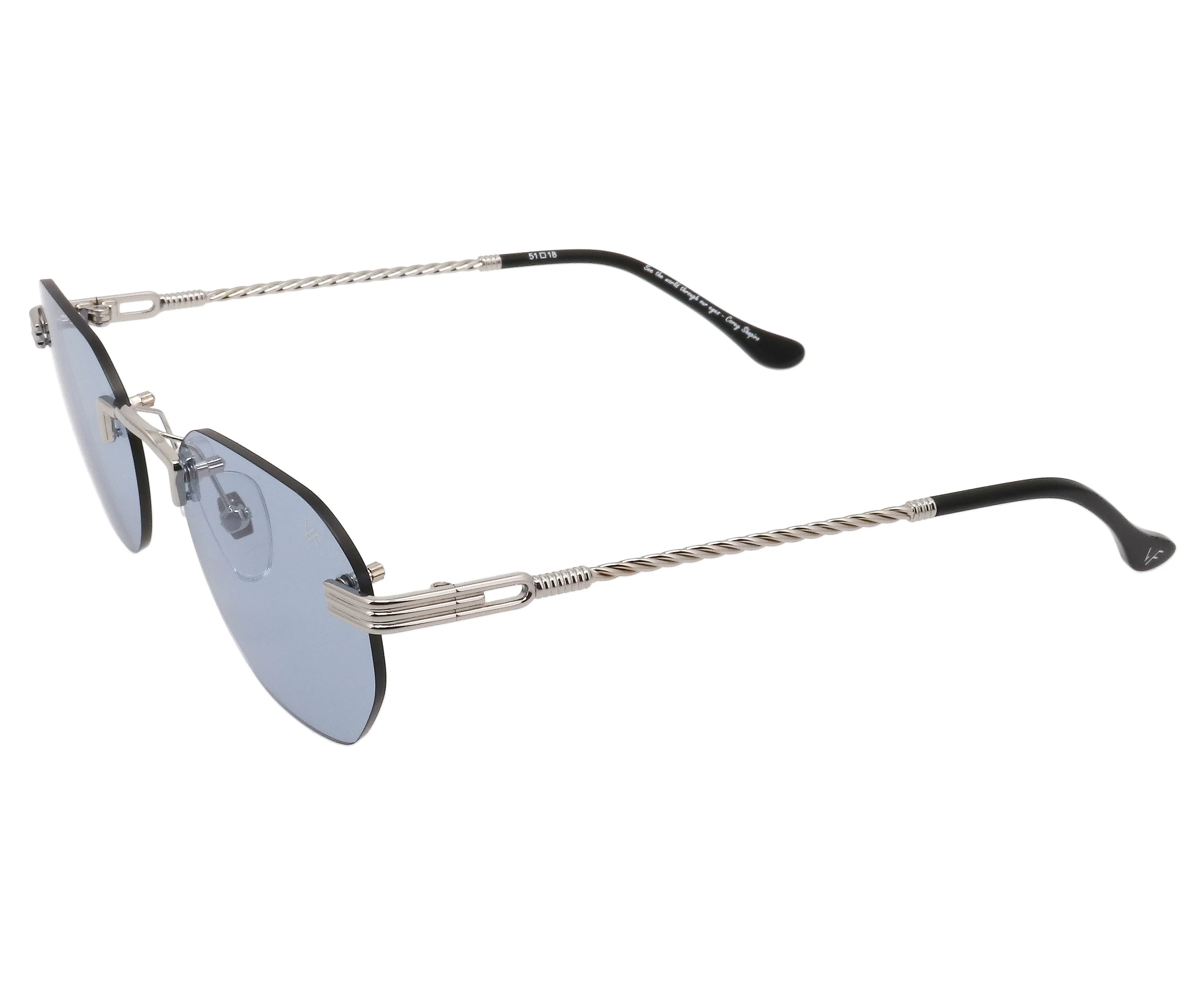 Detroit Player Rimless Drill Mount 24KT White Gold - Image 23