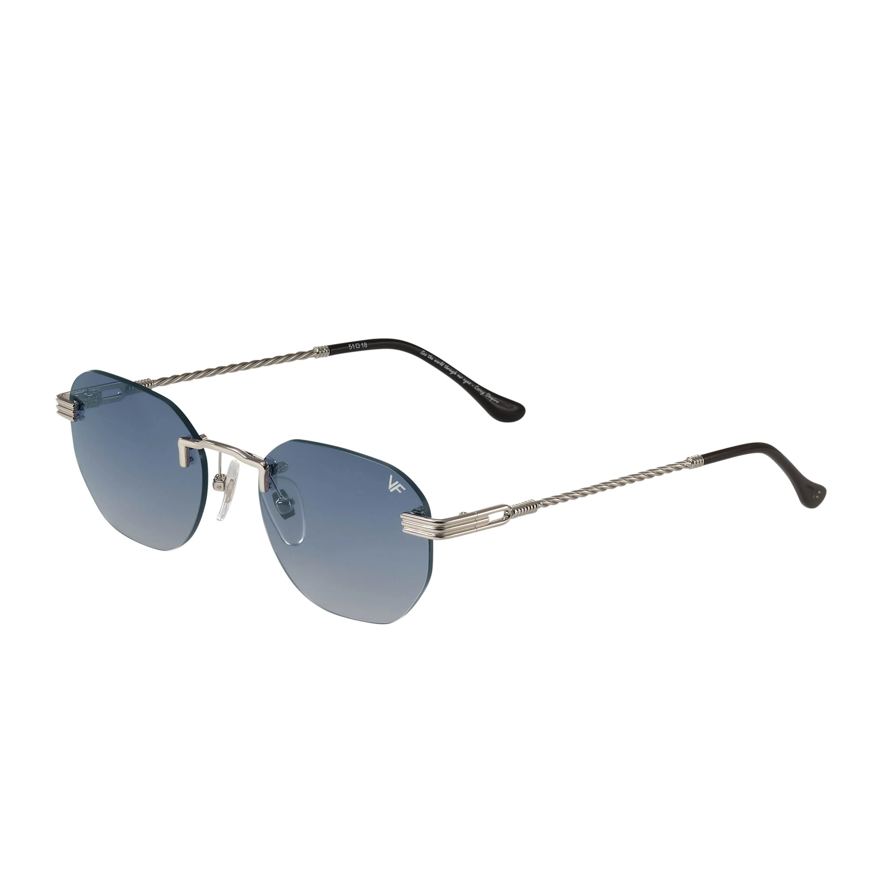 Detroit Player Rimless Drill Mount 24KT White Gold - Image 40