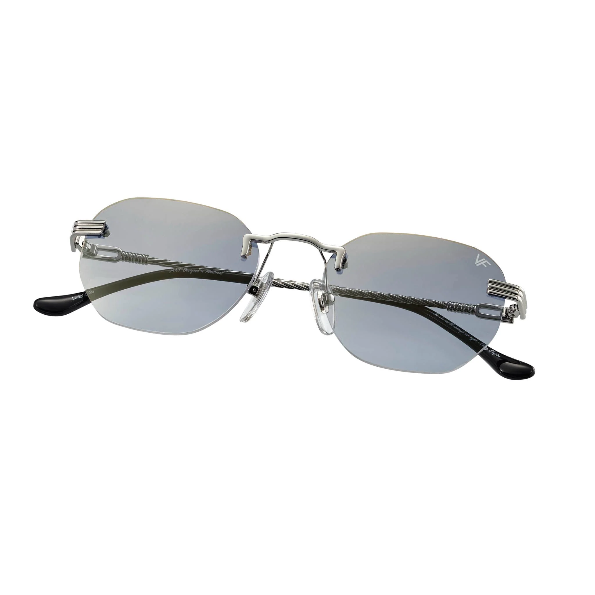 Detroit Player Rimless Drill Mount 24KT White Gold - Image 88
