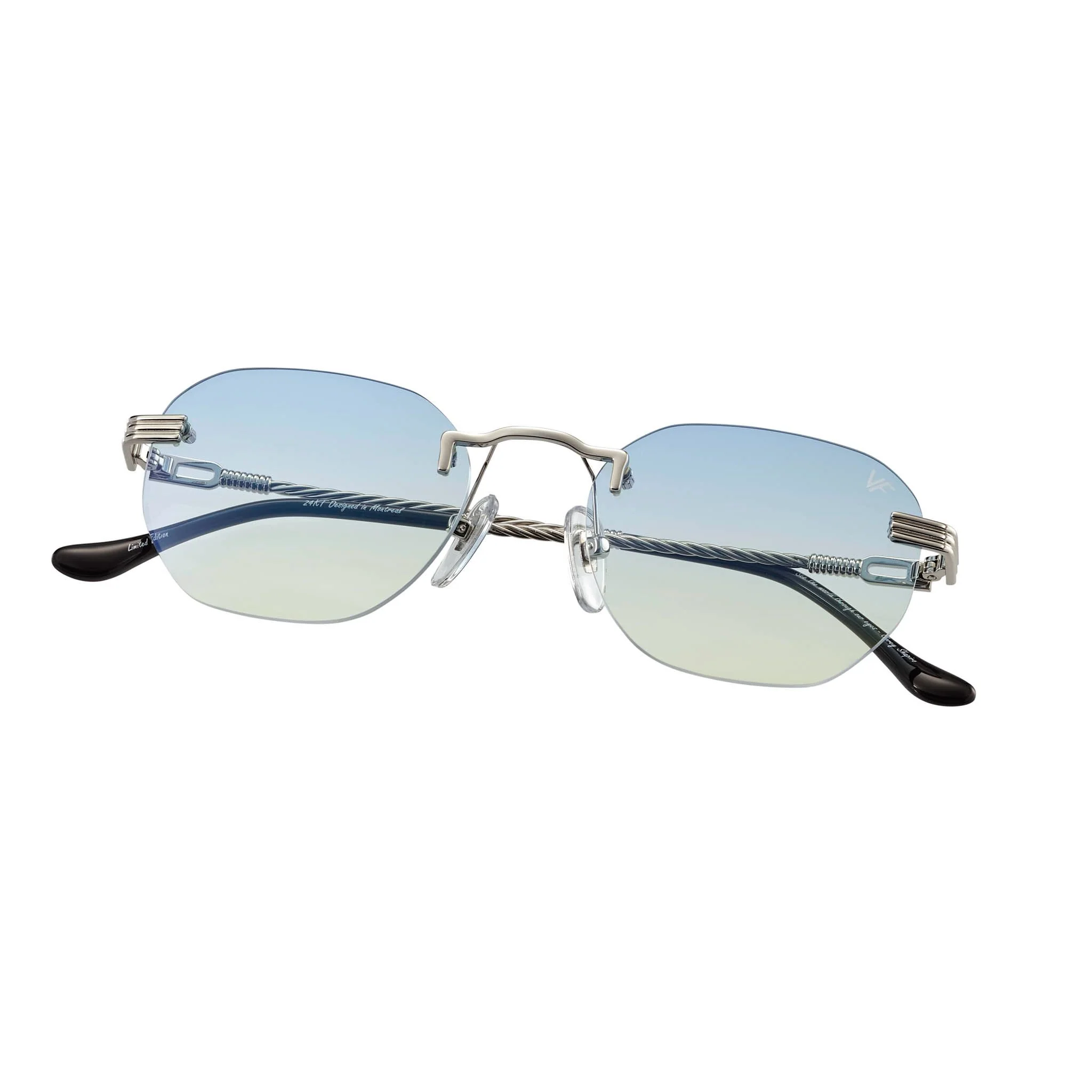 Detroit Player Rimless Drill Mount 24KT White Gold - Image 91