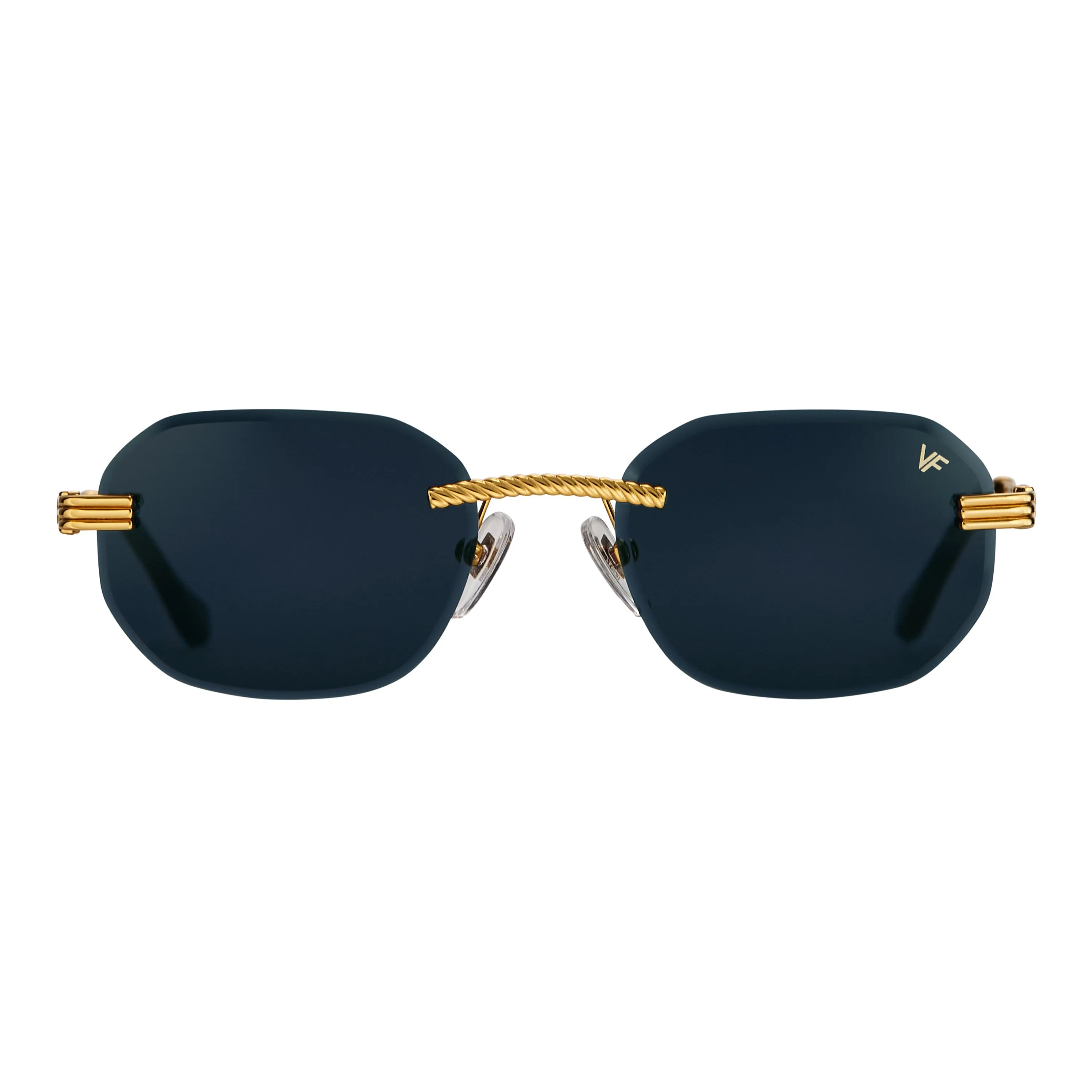 Hustler Rimless Drill Mount 24KT Gold - Image 3