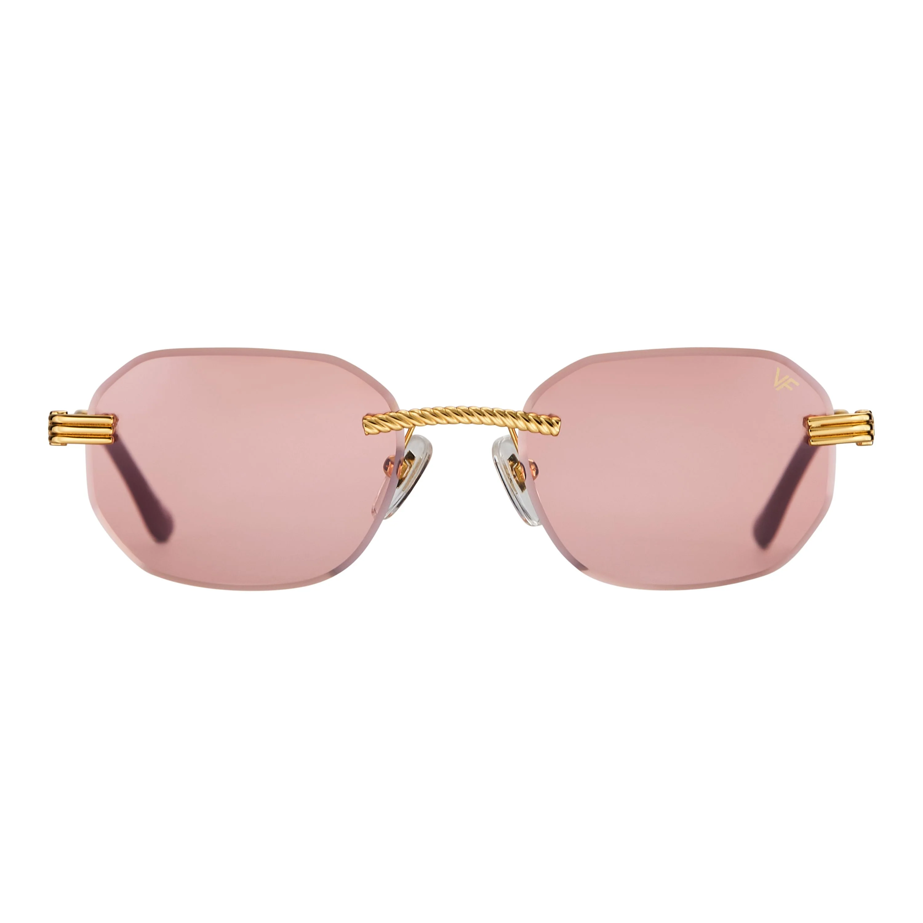 Hustler Rimless Drill Mount 24KT Gold - Image 5