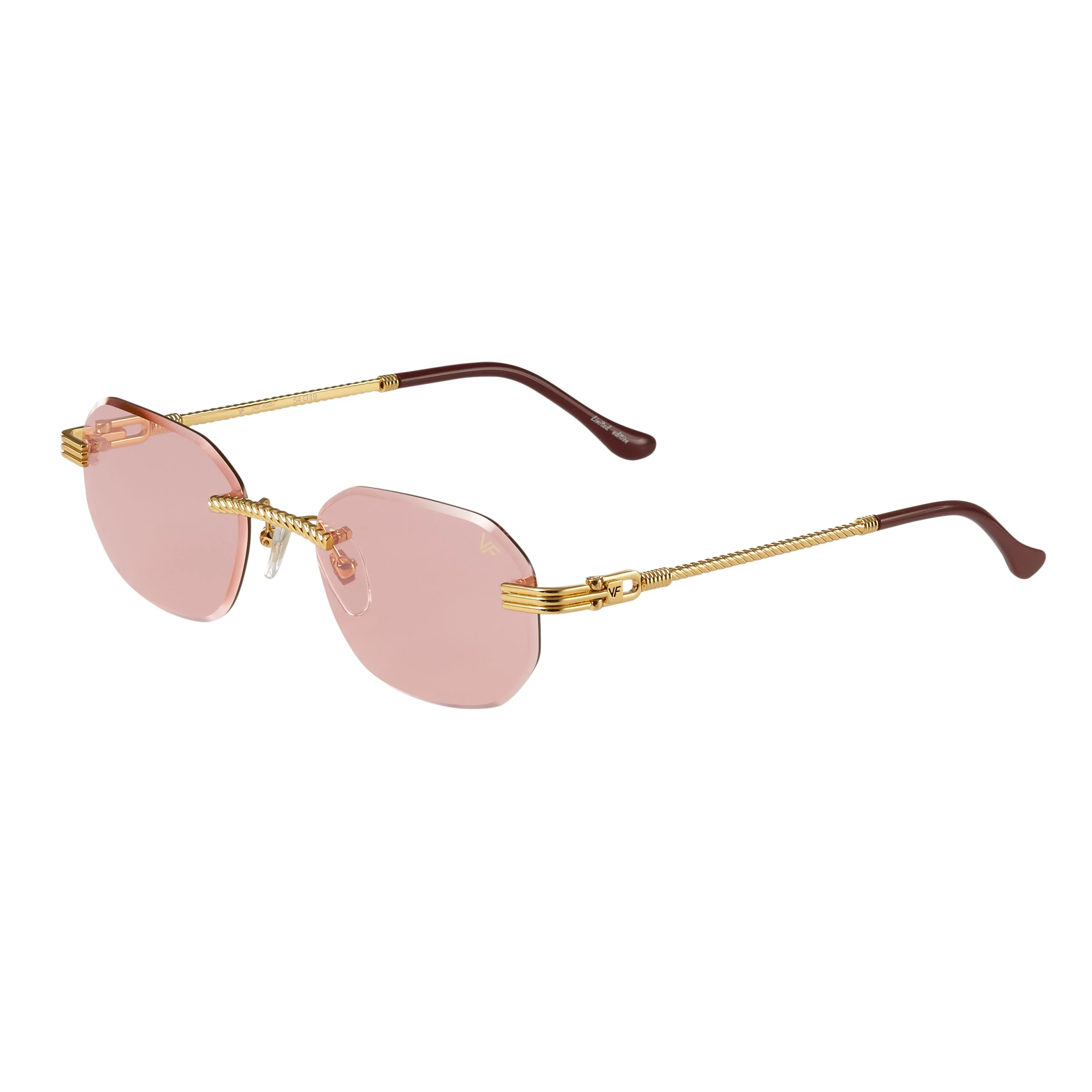 Hustler Rimless Drill Mount 24KT Gold - Image 6