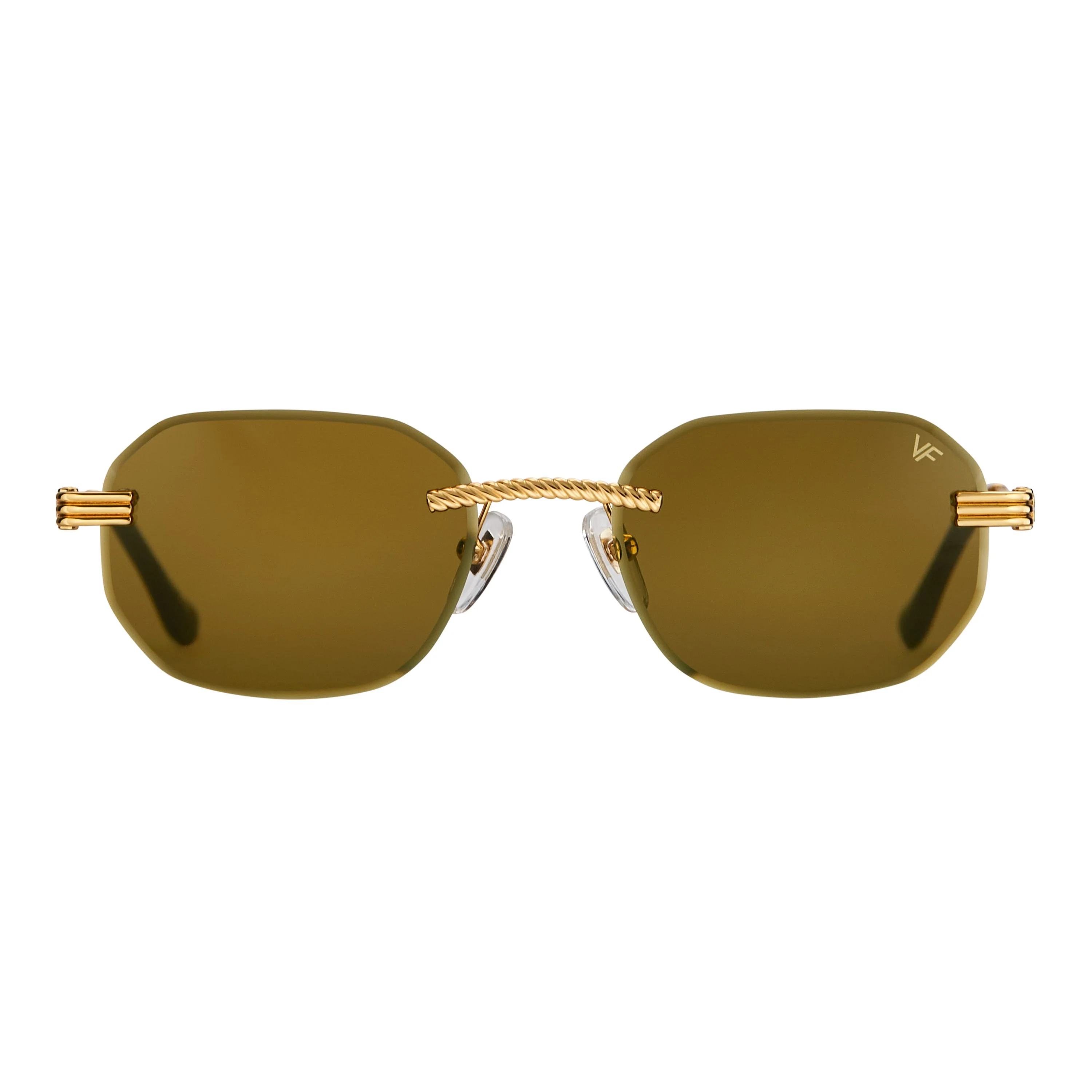 Hustler Rimless Drill Mount 24KT Gold - Image 7