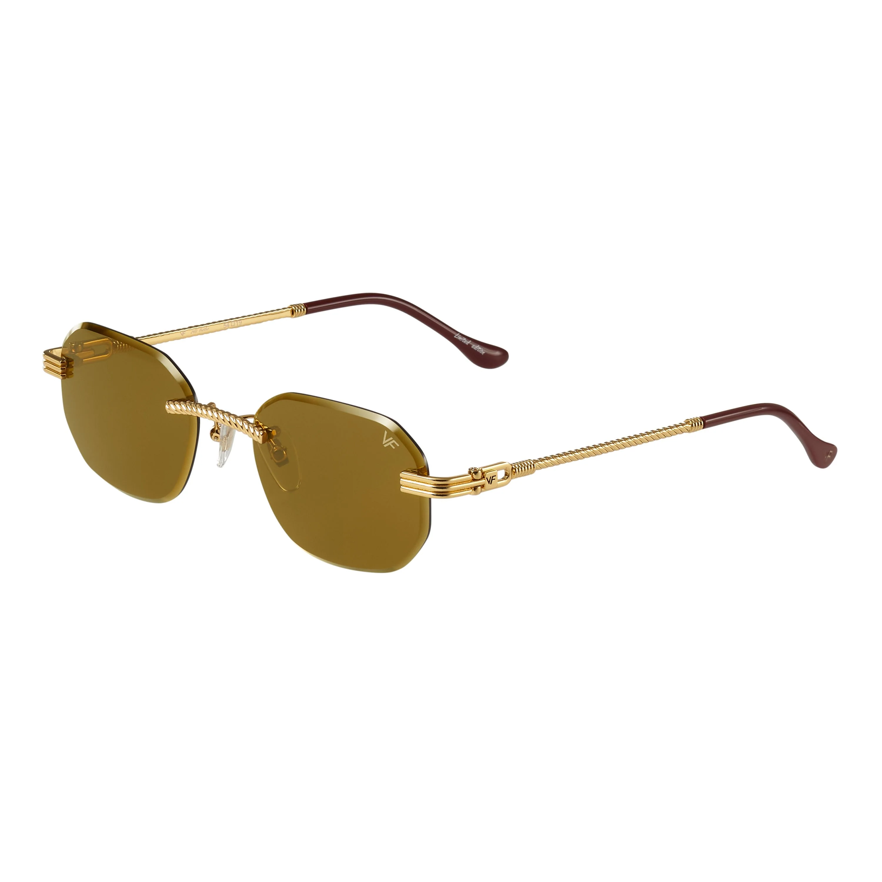 Hustler Rimless Drill Mount 24KT Gold - Image 8