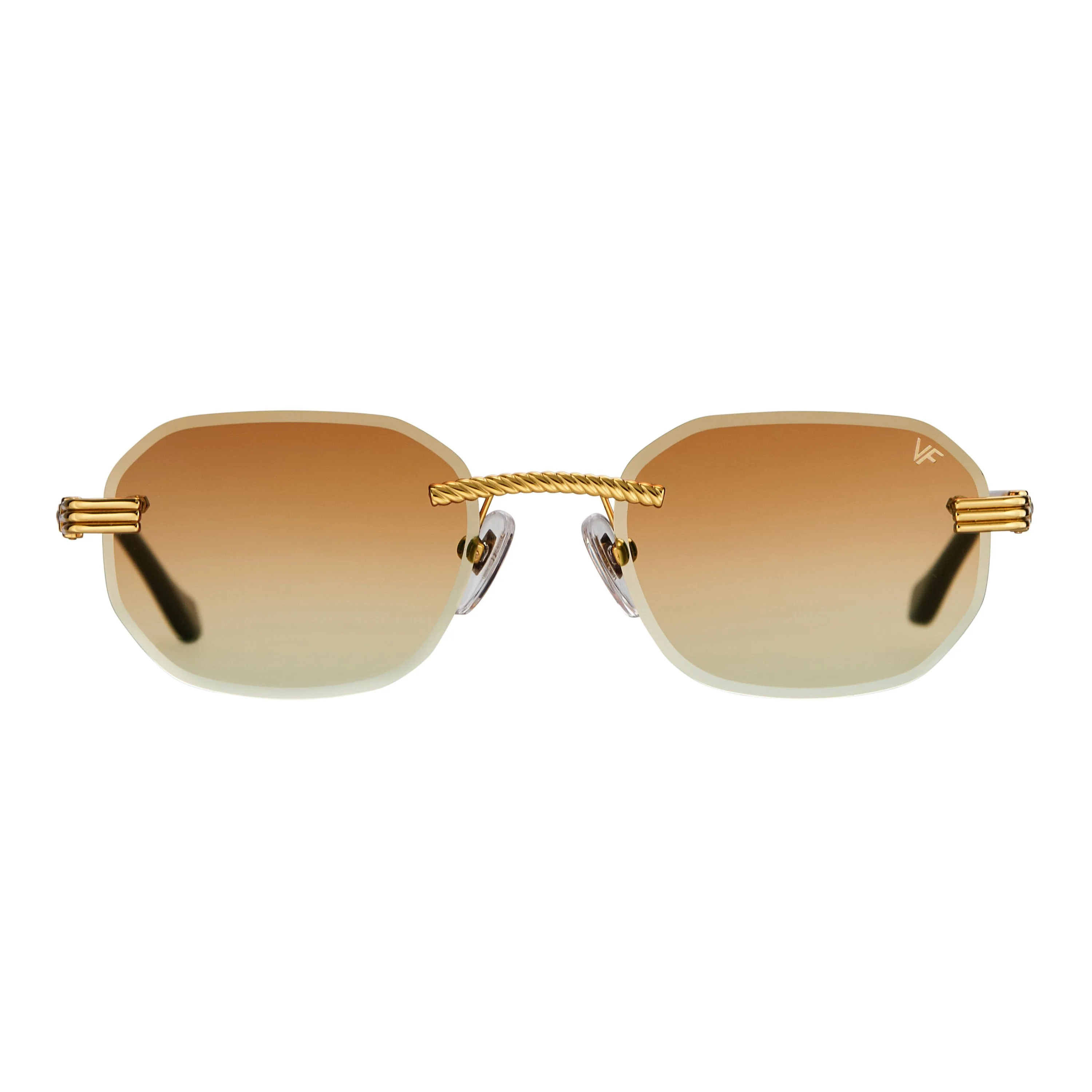 Hustler Rimless Drill Mount 24KT Gold - Image 9