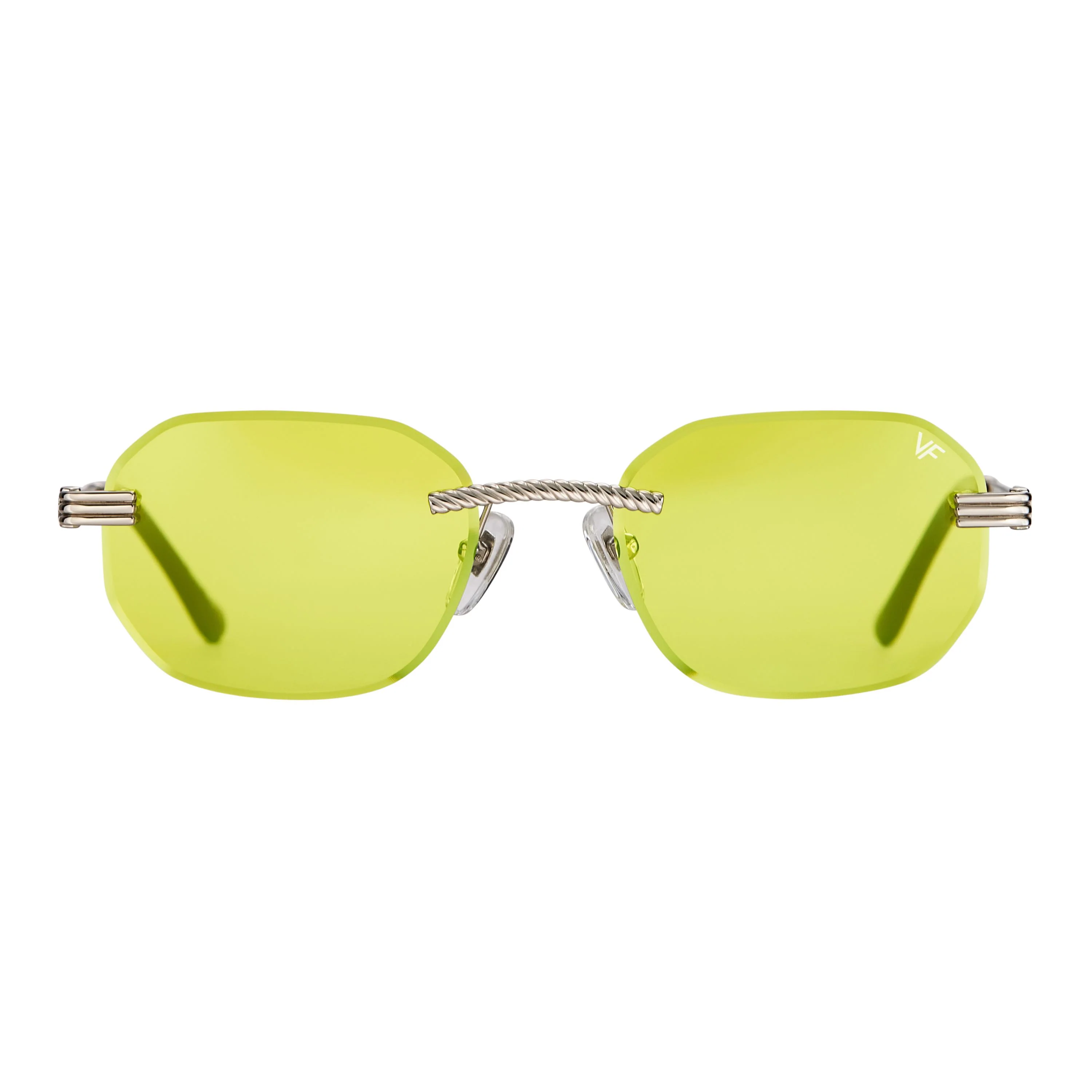Hustler Rimless Drill Mount 24KT White Gold - Image 16