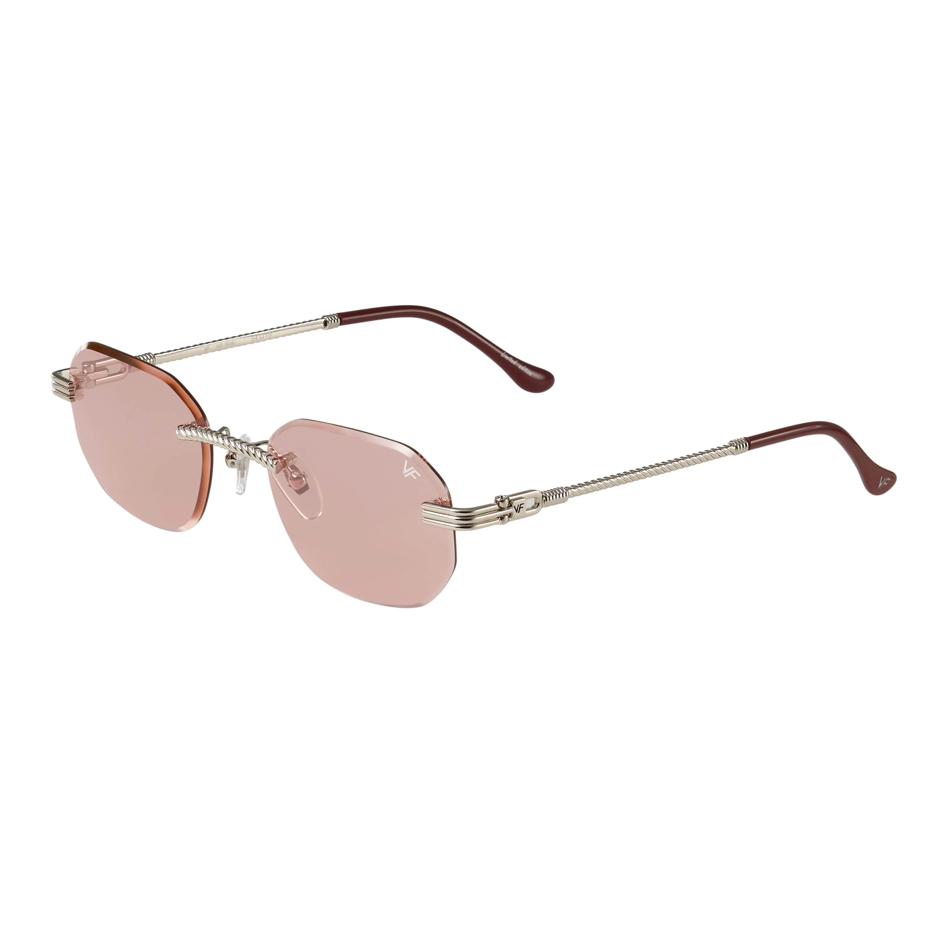Hustler Rimless Drill Mount 24KT White Gold - Image 43