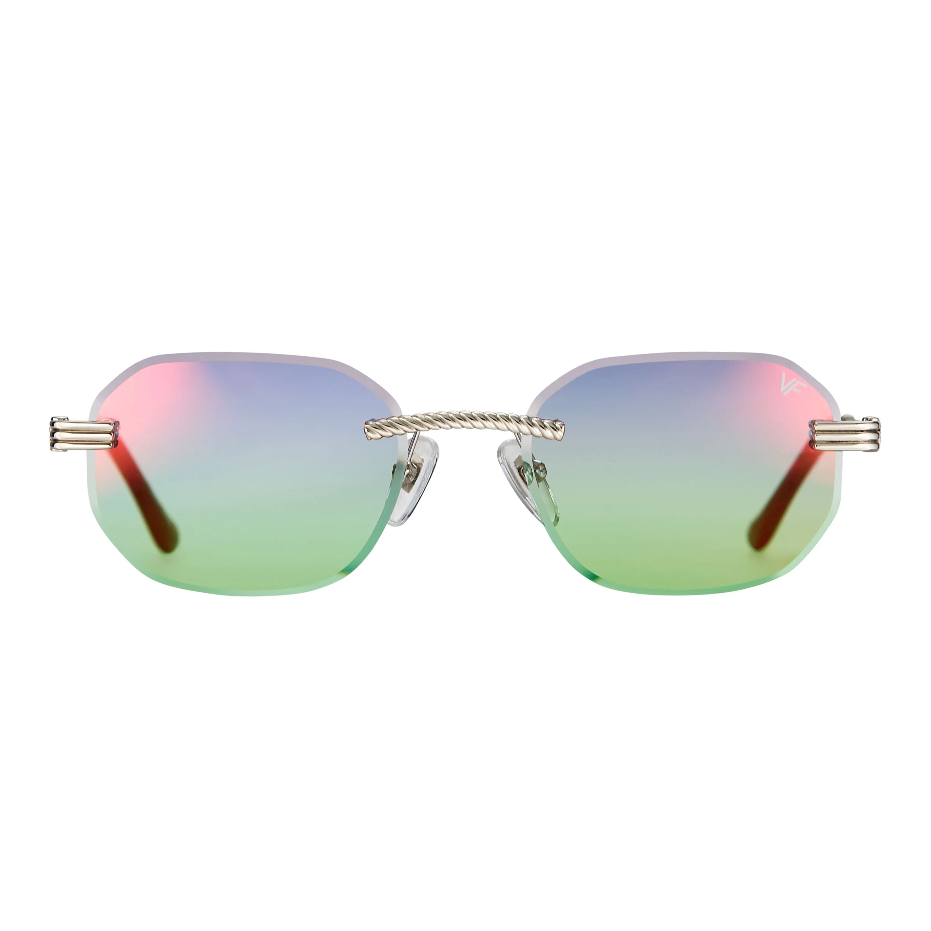 Hustler Rimless Drill Mount 24KT White Gold - Image 74