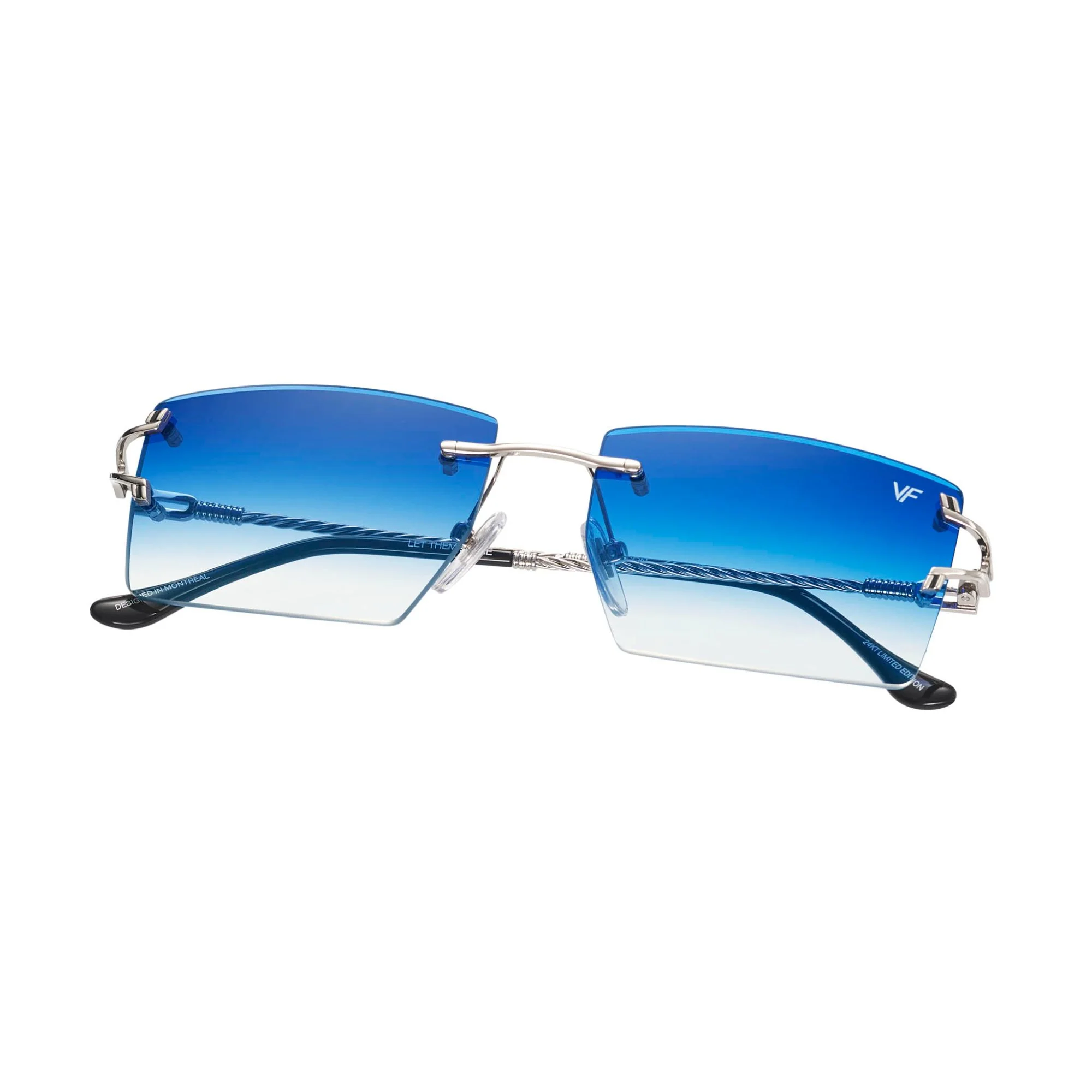Icon Rimless Drill Mount 24kt White Gold - Image 3