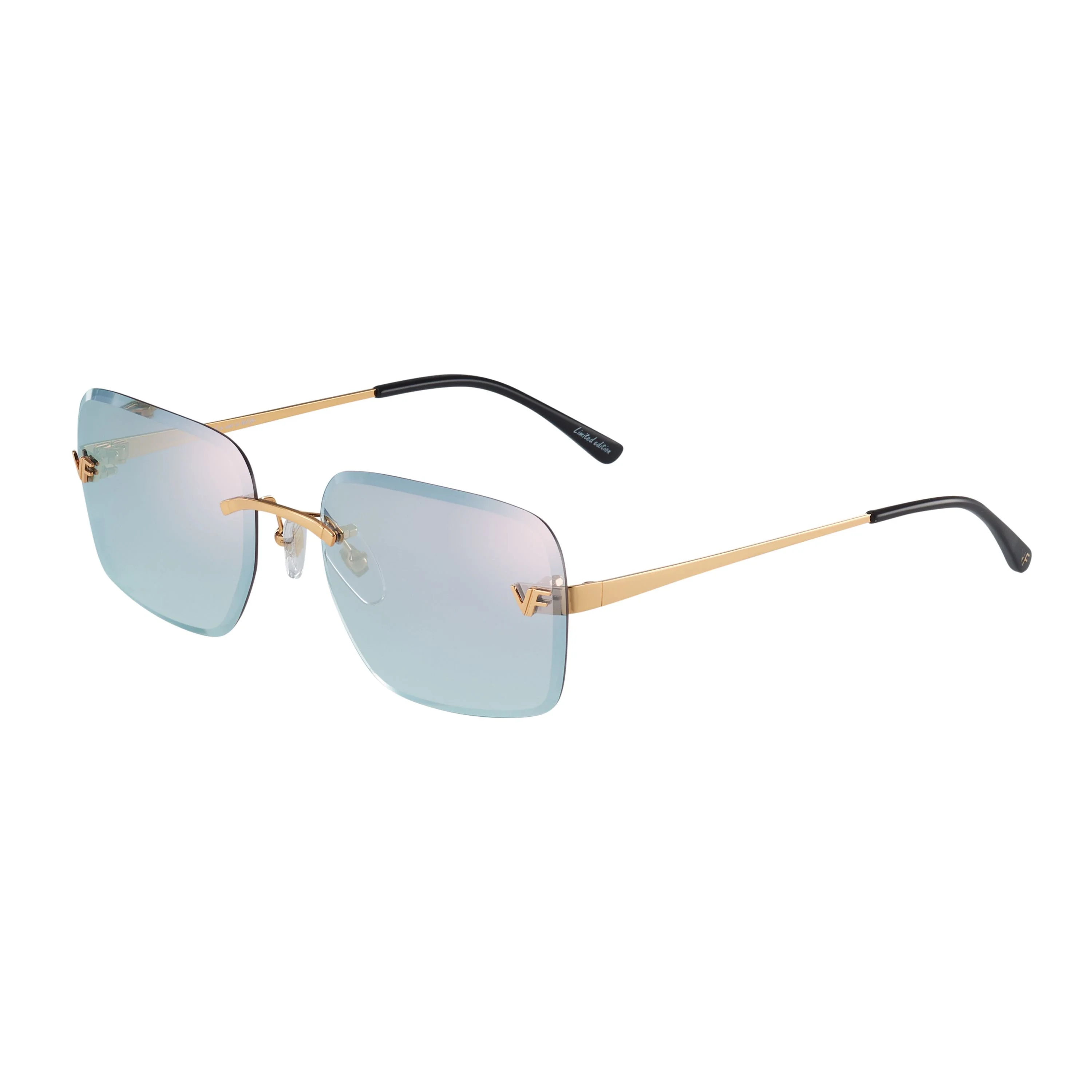 Rivington XL Rimless Drill Mount 24KT Gold - Image 10
