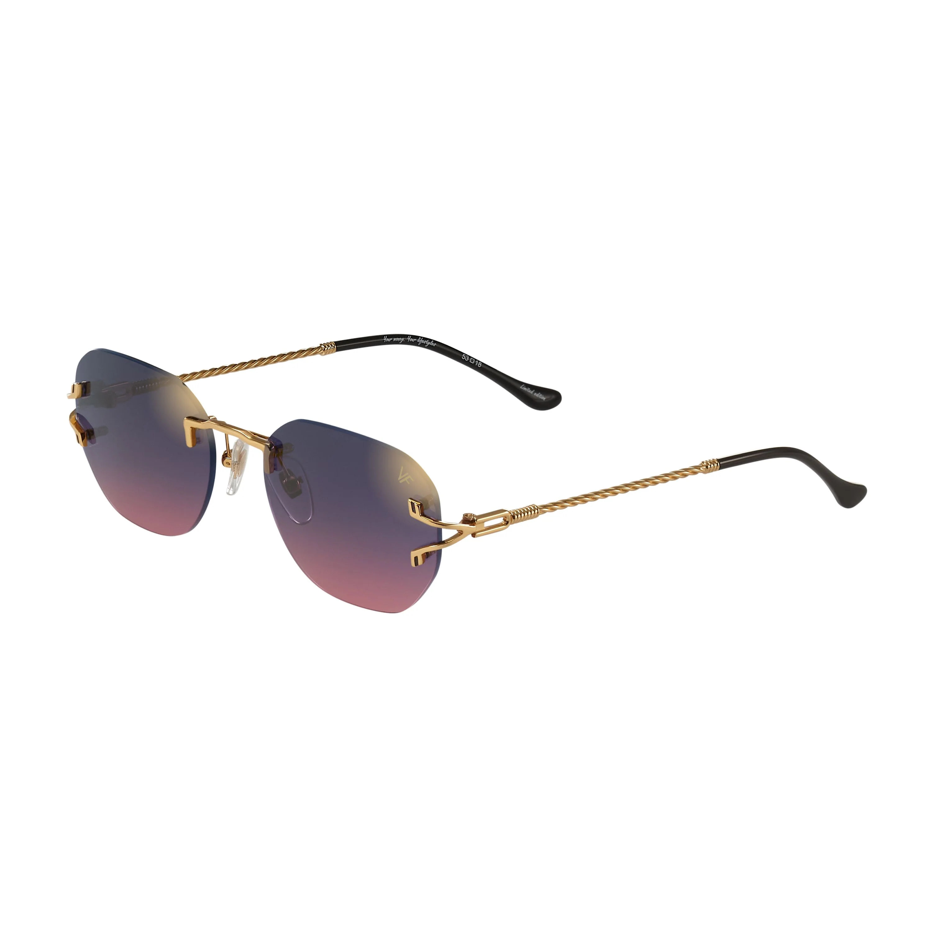 V-Decor Rimless Drill Mount 24KT Gold - Image 10