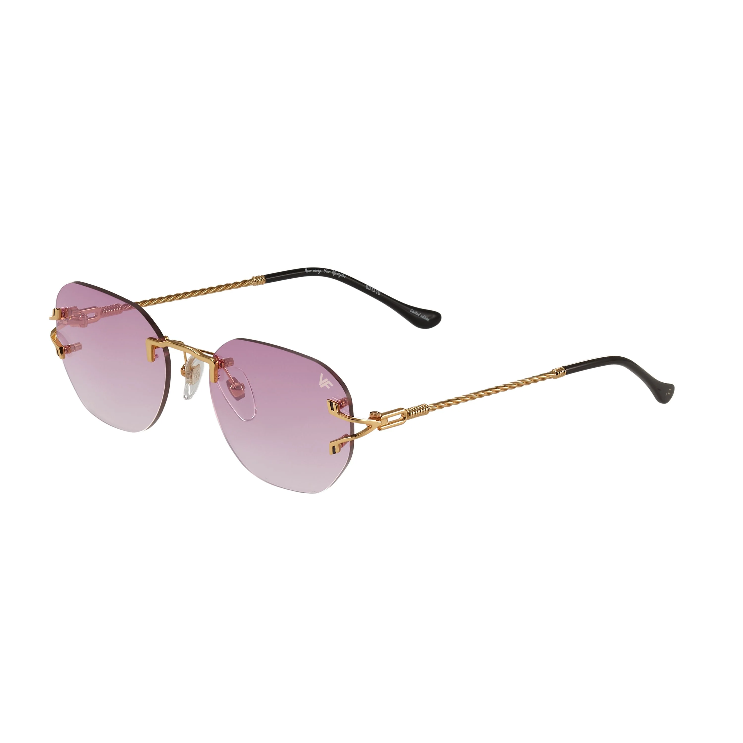 V-Decor Rimless Drill Mount 24KT Gold - Image 6