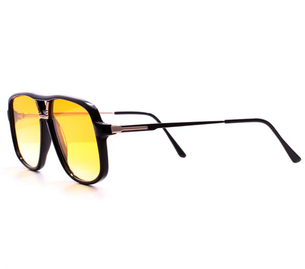 Vintage Frames Pesci Orange Gradient Zero Base Curve Lenses - Image 3